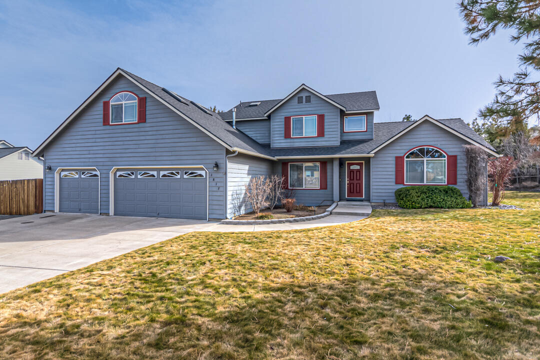 Sit back & enjoy this well maintained & updated home in Cascade View Estates. So much has been done that an improvement list is attached.  This 3 bedroom, 2.5 bath home has the primary on the main with a brand new remodeled master bath, tiled shower and floor, new lighting, new toilet , privacy rain design windows & quartz counters. Watch the beautiful sunsets & Sisters mountains in the background from the master bedroom, upstairs bedroom & bonus room.  Guest downstairs bath has tiled floors, new lighting, toilet & plumbing fixtures.  Living room is open to  20' ceiling & picture windows with views of the large backyard with mature landscaping.  Dining room & kitchen have beautiful fossilized eucalyptus wood floors and wooden french doors leading out to the paver patio. Granite countertops & newer stainless steel appliances make the kitchen a great place to cook and bake.  Laundry/mud room has tile floors, cherrywood cabinets & a deep utility sink. Upstairs has all new carpet.