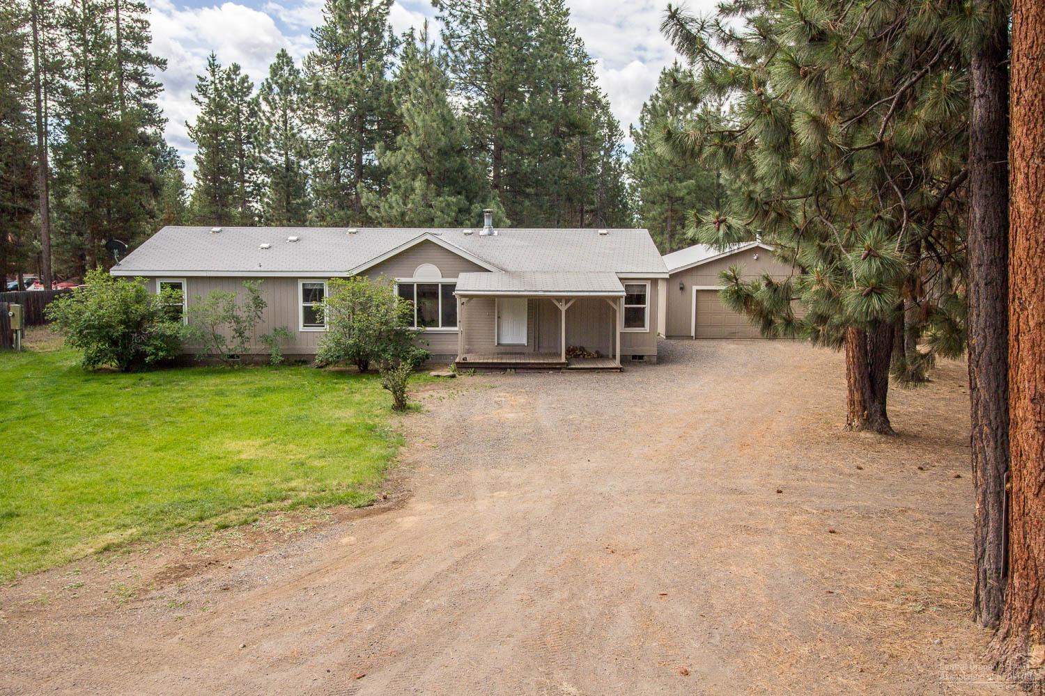 Back on the market after the winter! This beautiful 3 Bedroom Home situated on .98 acre. Open concept with large windows let in all of that beautiful Central Oregon sunshine. Over-sized detached garage features a wood stove and room to work on your special projects while parking 2+ cars. Surrounded by mature Ponderosa's, this home is a great place to enjoy time outdoors. Within 20 minutes to Paulina Lake, Wickiup, La Pine State Park and plenty of walking and hiking trails. This is a property just waiting for you and your family!<br>