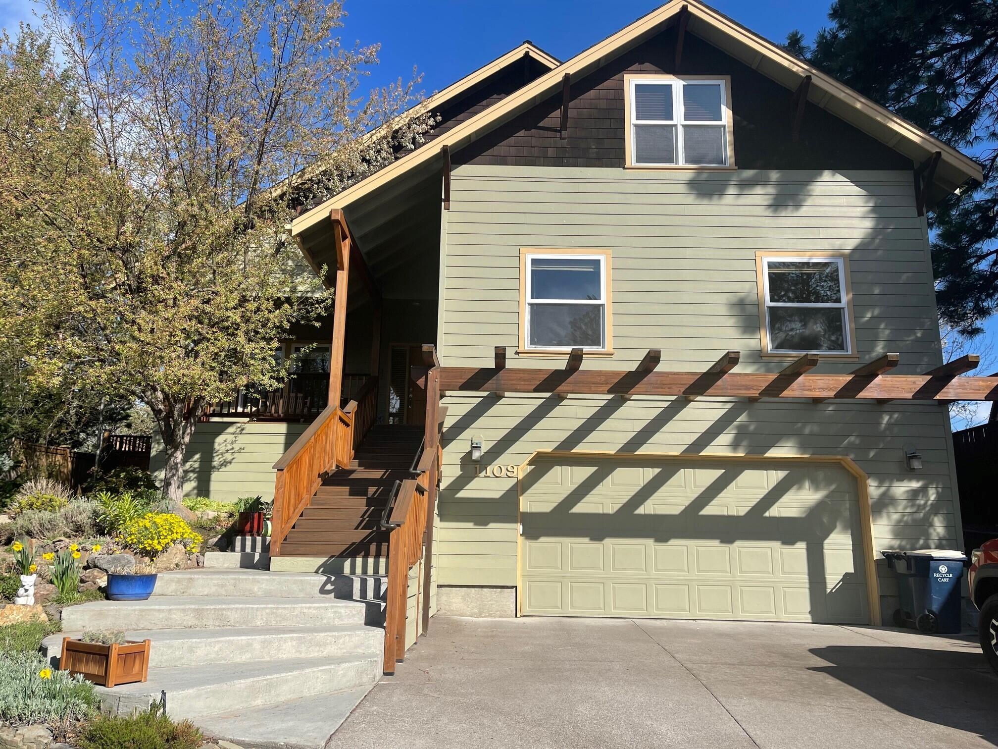 Don't miss this NW Charm in a cul-de-sac with privacy.  Three large bedrooms including primary on main level.  Kitchen opens to great room has big vaulted ceilings in both and a separate dining room and lots of natural light. Bonus room includes built in murphy bed, desk, cabinets and a skylight.  Almost 1/4 of an acre with mature landscaping and 3 decks with new trex decking. Walking distance to downtown, River and NWX.