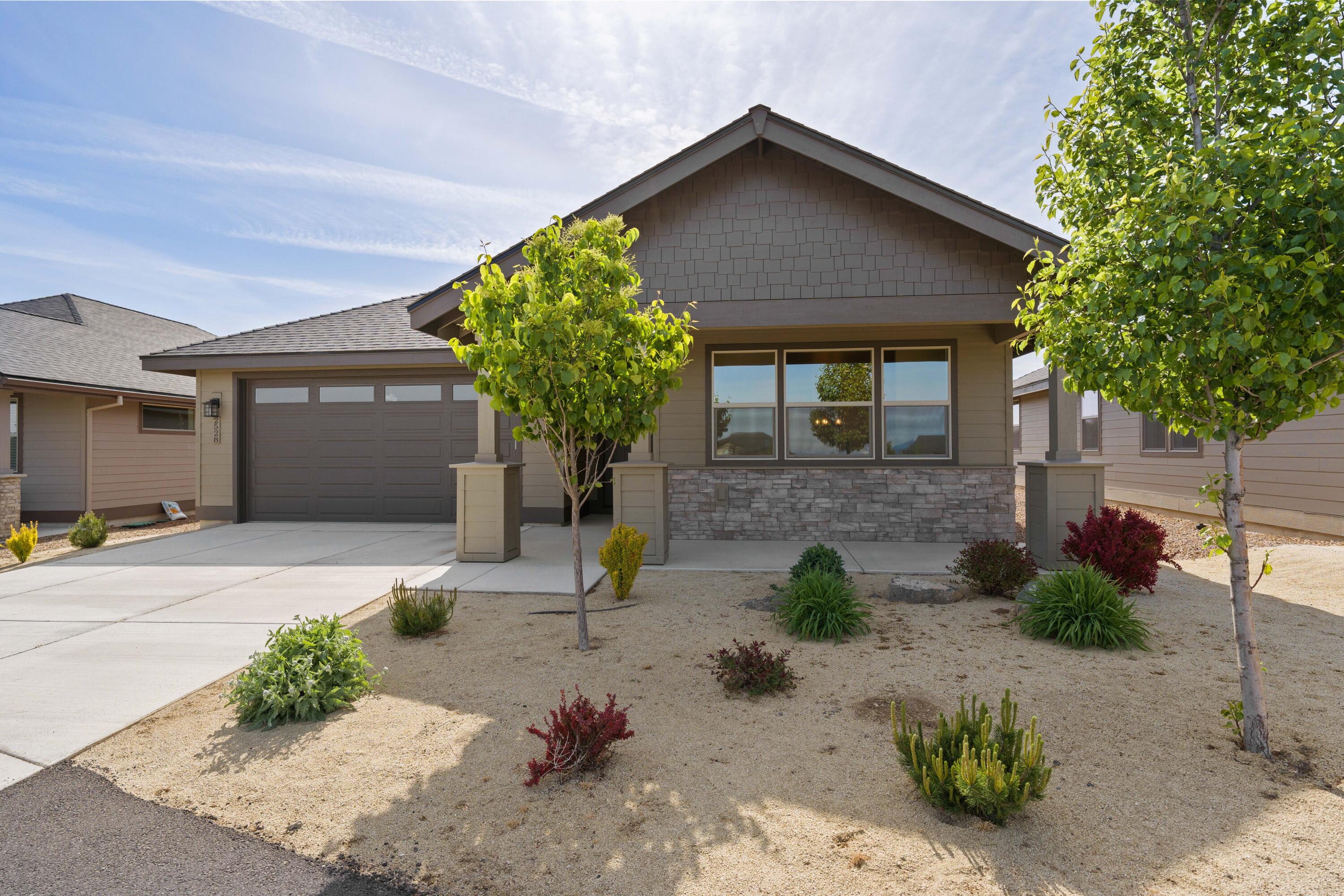 Limited-time incentive! Seller is offering up to $5,000 in credits toward buyer closing costs and prepaids with an acceptable offer received before December 31st!

Beautifully designed and move-in ready! This warm, inviting home offers an open layout with a cozy gas fireplace and bright breakfast nook. Gourmet kitchen with quartz counters, stainless appliances, and ample storage. Spacious primary suite and covered patio for outdoor relaxation. Located in a 55+ gated community with a new clubhouse under construction featuring an indoor pool, pickleball, gym, bocce ball, and second floor observation deck. Close to trails, golf, dining, and shopping.