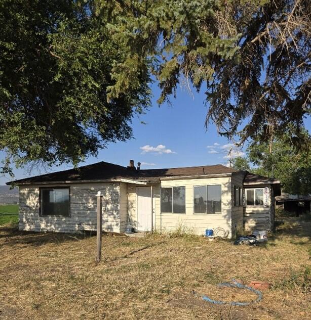 Opportunity knocks!  Spacious, 2 Bedroom, 1 Bath home on 1 country acre near Tulelake, CA.  Don't let the drive-by keep you from looking inside. This renovation was started, now all it needs is for someone to finish it up.  Many time-consuming & expensive repairs have been completed; All new electrical, plumbing & flooring, new tub & tile surround, lighting, interior paint & more.   Some great features include; Bonus room - could be an office or sunroom, mud room w/shower, sink & laundry hook ups, kitchen island & built-ins.  There is RV parking, plus room for your toys & mature trees throughout the large yard.   Cash sale.  Sold AS-IS.  CA DRE 02114164/FNR CA DRE 02074761