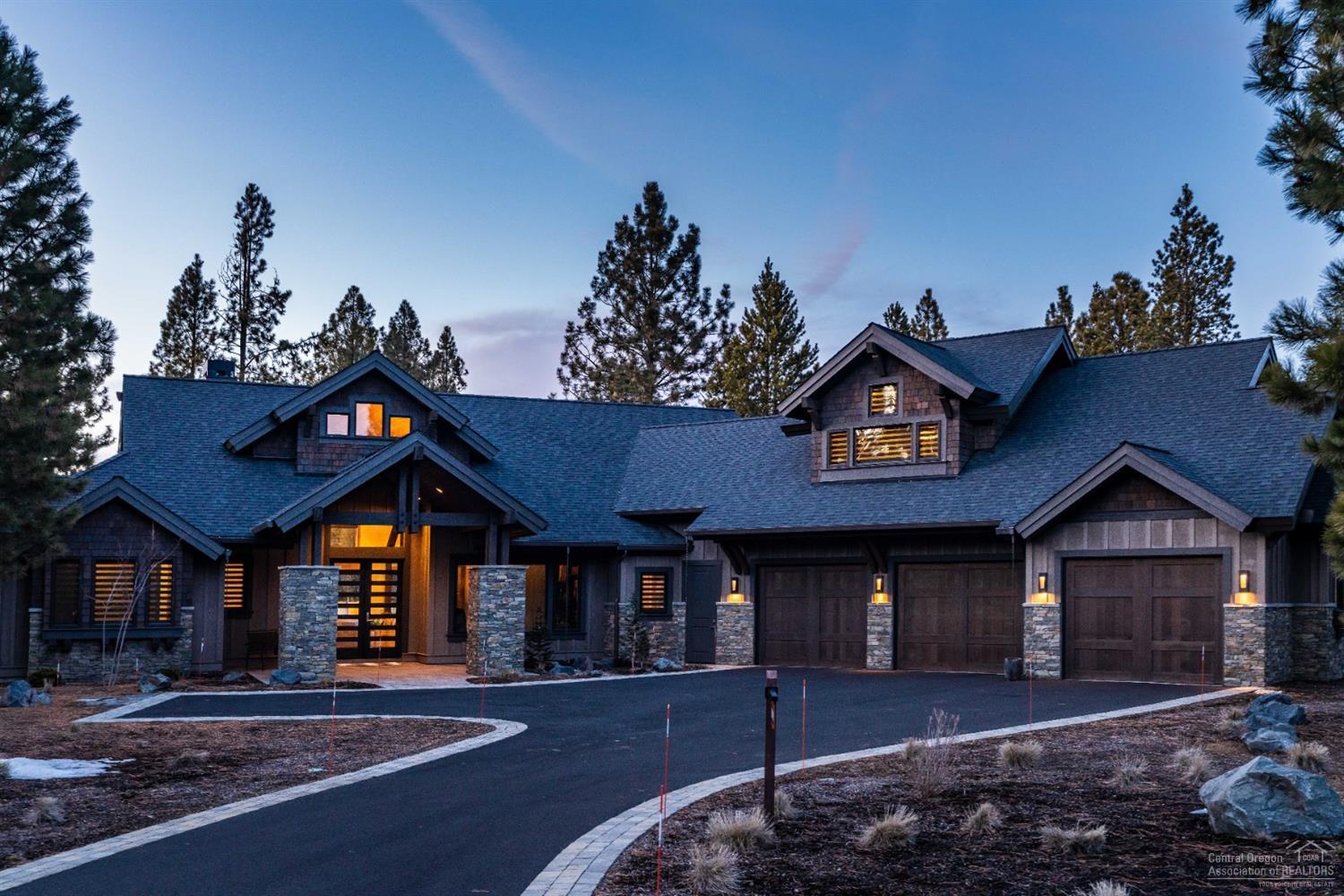 Caldera Springs Resort living at it's finest. This most desirable .44 acre lot has views of both the golf course and Mt. Bachelor. The 3637 sq ft home features 3 ensuite bedrooms, Master bathroom with washlet, urinal, and heated floors, a bunk room and a large bonus room with wet bar. The Gourmet kitchen features a dramatic 10 ft Quartz island, and top of the line appliances, including a Miele built in coffee machine, 48 inch range, 60 inch side by side refer/freezer and drawer microwave.