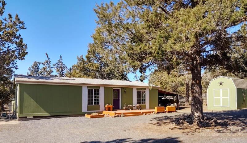 MUST SEE! This super quiet and peaceful home sitting on 1 Acre in Crooked River Ranch. Home is light and bright with a new skylight in the kitchen which also includes Stainless Steel Appliances and a Farm Sink. There are decks front and back, including 2 10X10 storage buildings. There is plenty of room for your RV and Toys. The property is fenced, and cross fenced which would make it easy to set up as a horse property. Also enjoy all that Crooked River Ranch has to offer: Community Pool, Park, Tennis, Restaurant/Bar and Award-winning golf course are yours to enjoy. **Exterior of this home was painted in October 2019**