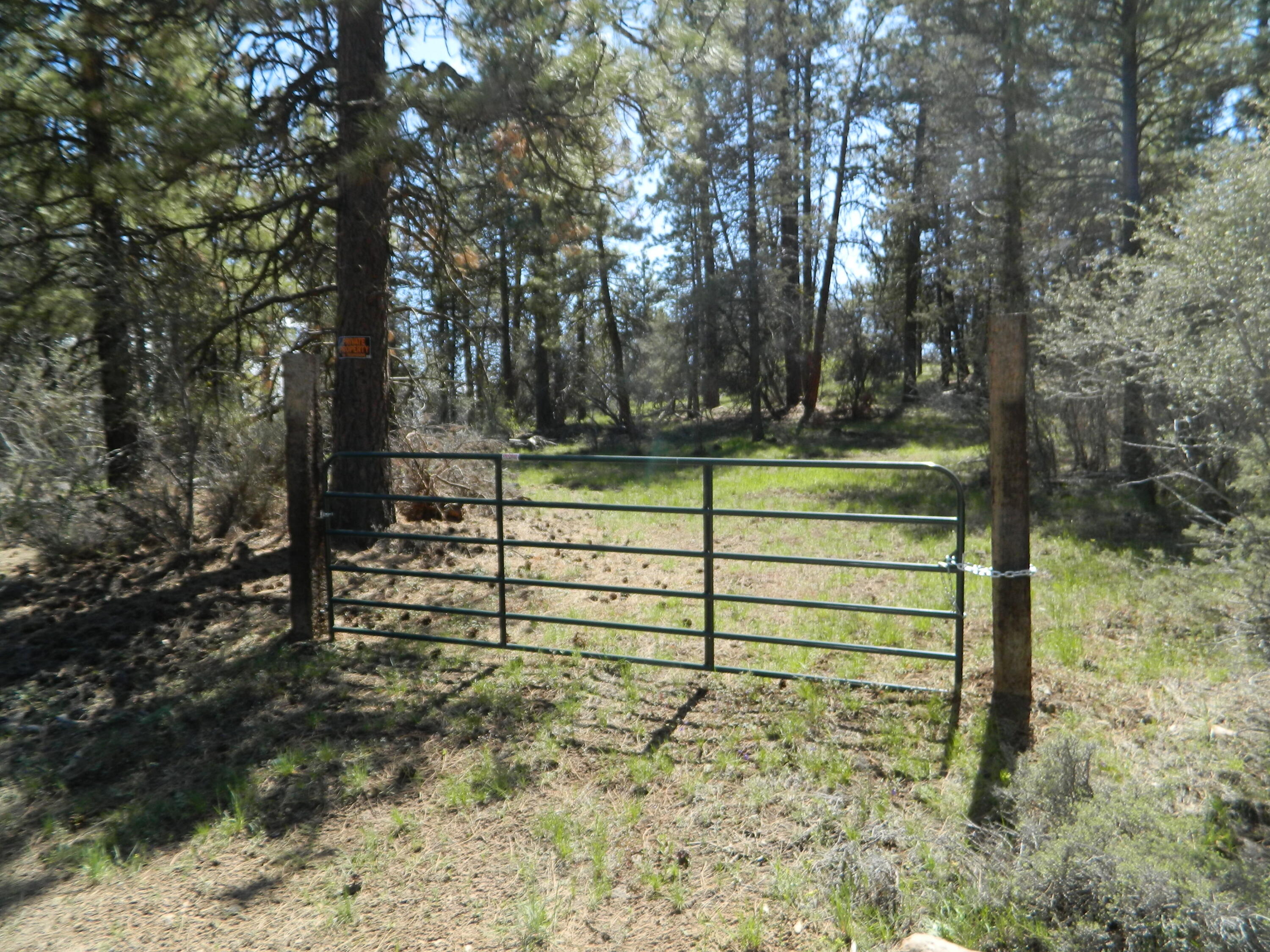 A large 5.27 corner lot with power at the road.
