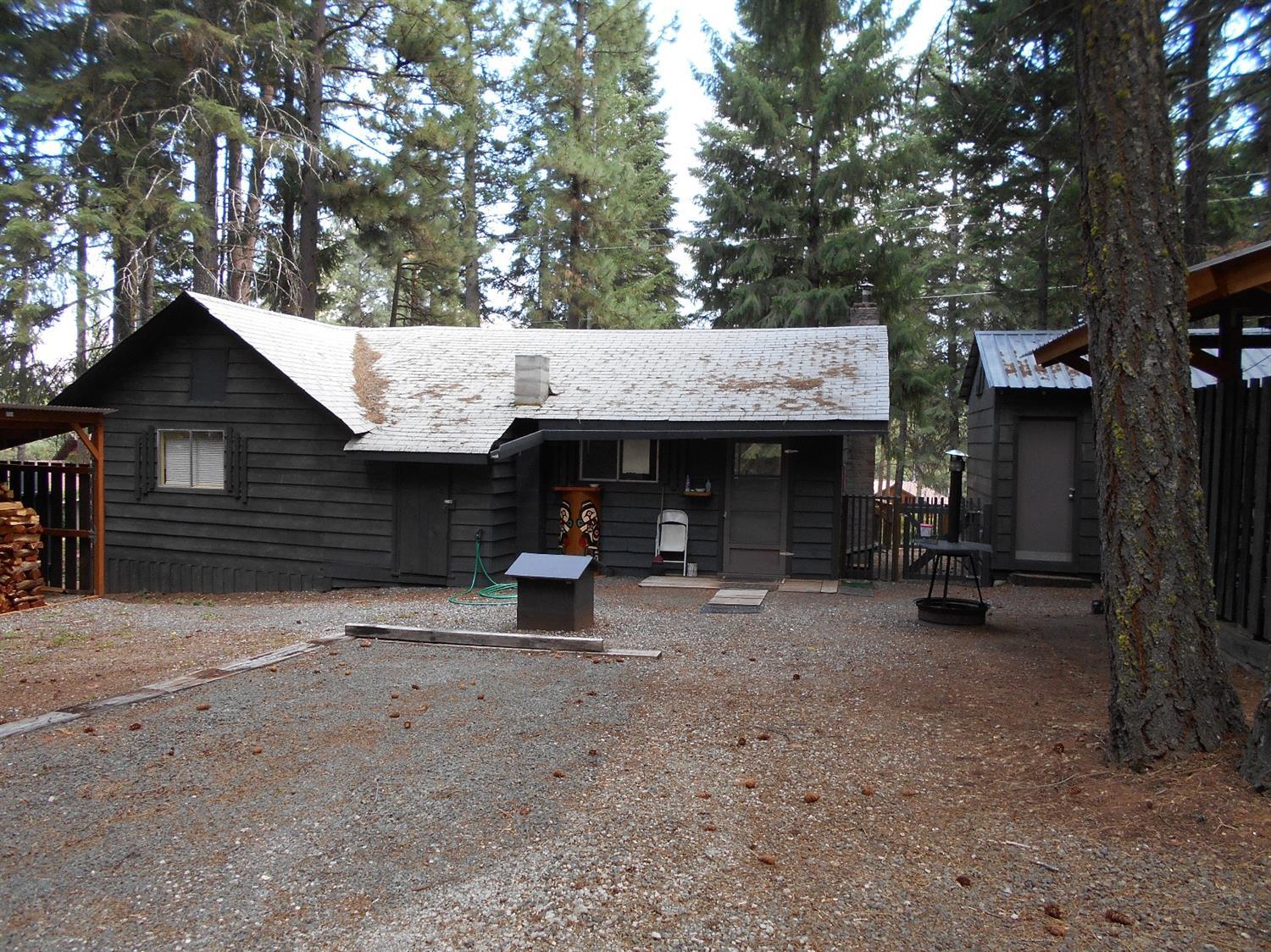 Cute full season Cabin in Rocky Point. Cash only offers considered. Has nice 2 bedroom and a bath. It has a good sized deck on the back. Seller has done major improvements to it including wood insert stove, built a carport/boat shed, upgraded plumbing with drains for freezing, electrical upgrades, and added appliances. There is RV hookup hooked to septic with 120v/240 volt electric and a dog run. most furniture and appliances are included. Seller will take personal belongings and rocking chair.
