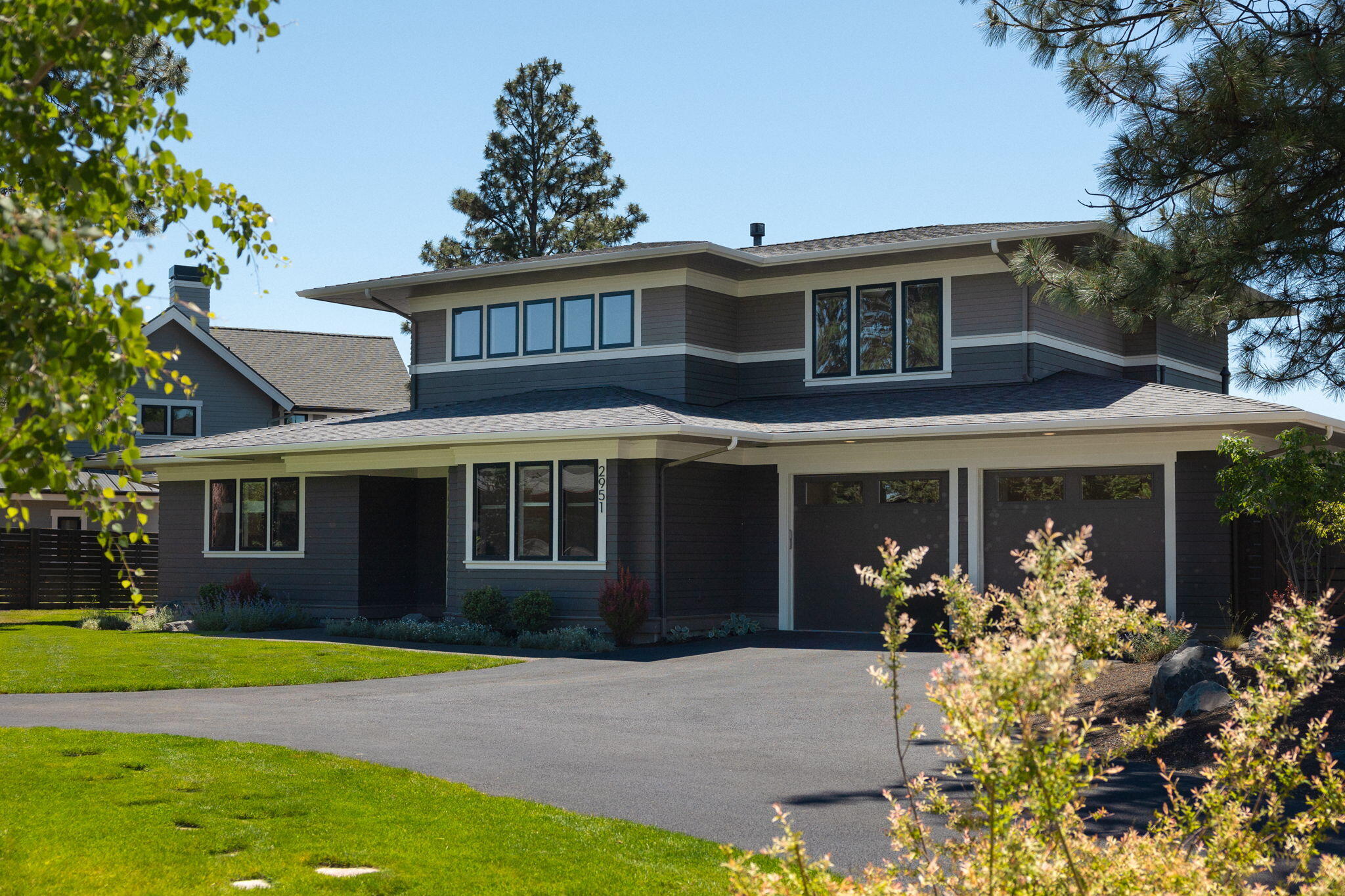 Welcome to this stunning, Earth Advantage Certified home, built by Aaron Salvesen with panoramic views. Located in the highly sought after neighborhood of NorthWest Crossing, this Prairie style home is situated on a rare .54 acre lot on the coveted outer rim of Celilo Ln. This gorgeous home seamlessly blends indoor and outdoor living with luxury, comfort, and natural beauty. The Chef's kitchen boasts SS appliances, an Aga oven/range, and abundant storage. Savor year-round al fresco dining beneath your covered patio. The open floor plans flows seamlessly from the kitchen to the spacious dining area and living room. The primary suite and mother-in-law suite are both located on the main floor offering multi-gen/ADU opportunities. There is a three car tandem garage & work space. Complete Architectural plans available for a detached 2 car garage including a 30 x 18 RV Bay with 12 ft. doors. Enjoy the close proximity to vibrant restaurants & businesses in NWXing.  Fantastic location!
