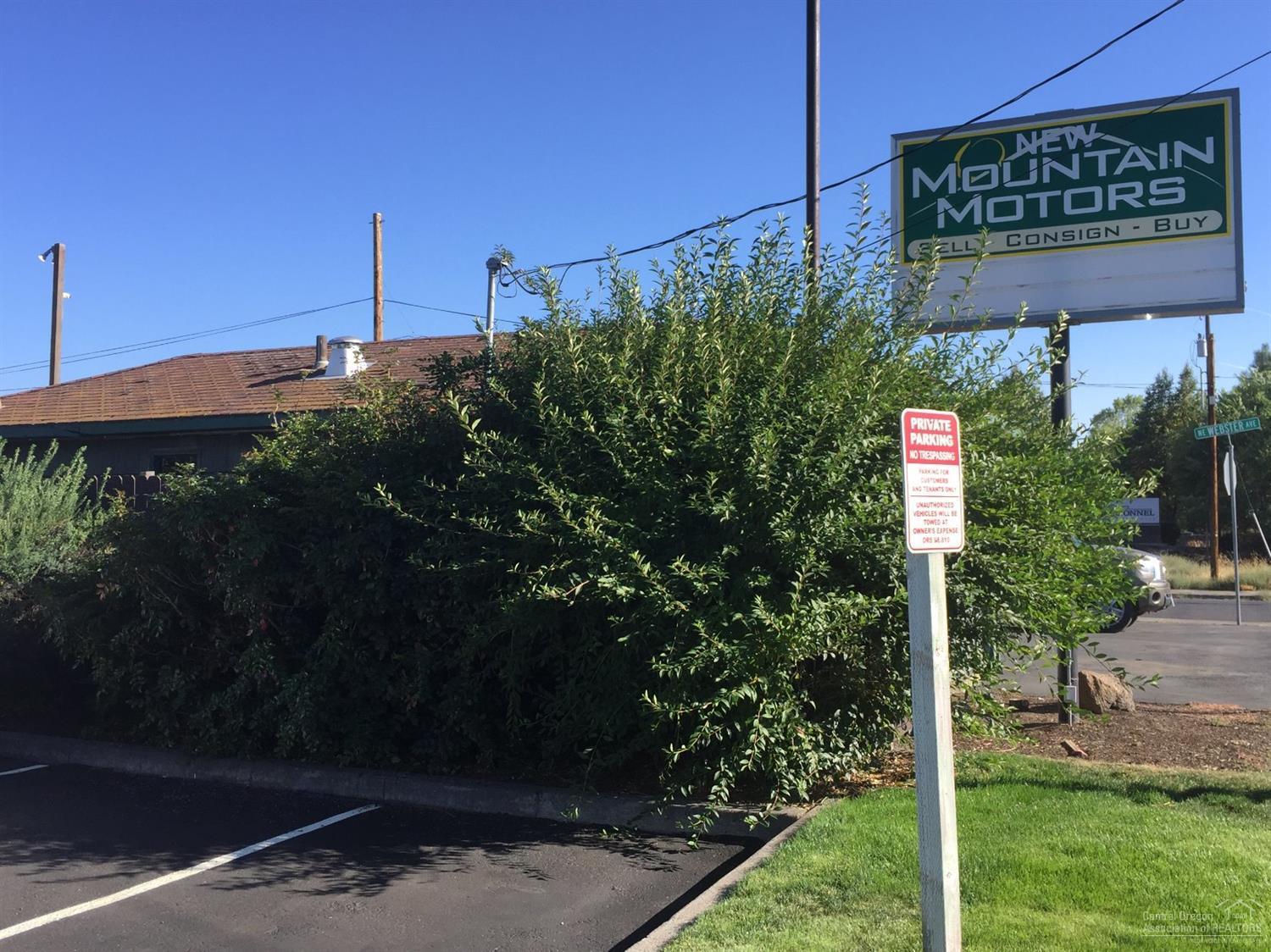 Formally Mountain Motors, long term tenant paid $3000/mo. Car wash station.
