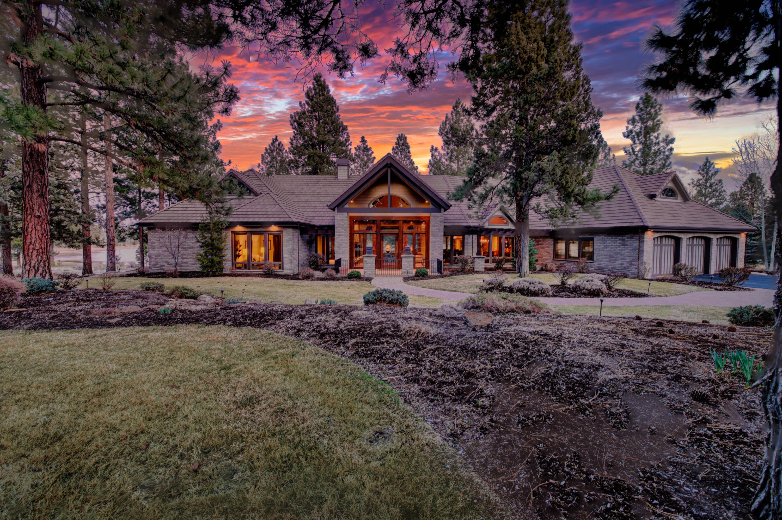 Immaculate single-level, lakefront home in Aspen Lakes. This is an extremely rare All Structural Stone Steel reinforced insulated concrete home with an all-tile roof built by Artisan Homes and Design. Interior features include a 28' vaulted ceiling in great room with exposed beams, massive wood burning fireplace, hickory wood floors, solid cherry custom cabinets throughout, granite countertops and backsplash, huge island with custom hood above it, large windows giving tons of natural light, and custom Ponderosa Forge metal work throughout. There are 3 large bedrooms that each have their own private bathroom + walk-in closets and views of the lake. There is a media room, large office, 900 bottle temperature-controlled wine room, 3 car garage, and an attached 20'x55' custom RV Garage. Single slab foundation home. Fully landscaped 1.25 acre lake-front lot. Expansive covered back patio with a built-in BBQ and gas fire-pit. R-33 insulation. You must see this home to fully appreciate it.