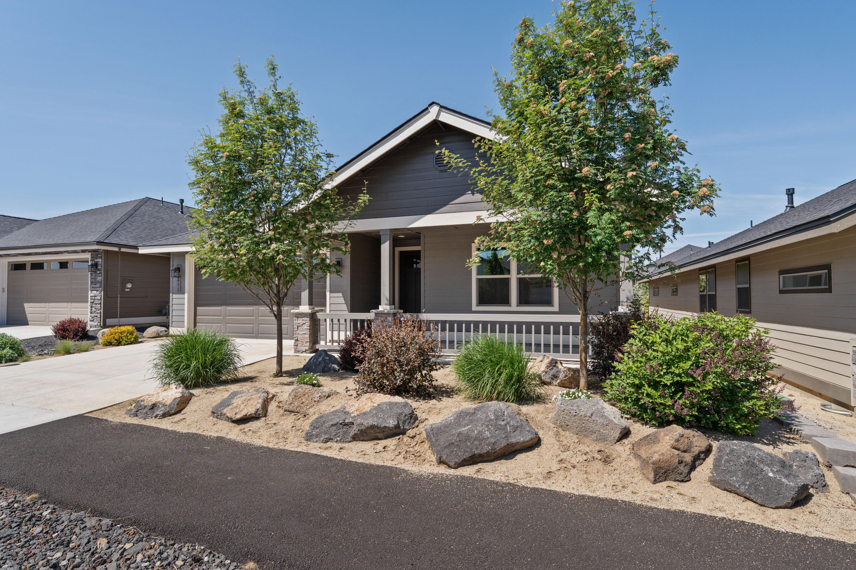 Limited-time incentive! Seller is offering up to $5,000 in credits toward buyer closing costs and prepaids with an acceptable offer received before December 31st!

Beautifully designed for comfort and convenience! This home features two private ensuite bedrooms, an open living area with a cozy gas fireplace and wet bar, and a gourmet kitchen with quartz counters and stainless appliances. Enjoy a covered patio for outdoor relaxation. Located in a 55+ gated community with a new clubhouse under construction featuring an indoor pool, pickleball, gym, bocce ball, and second floor observation deck. Close to trails, golf, dining, and shopping. Move-in ready!