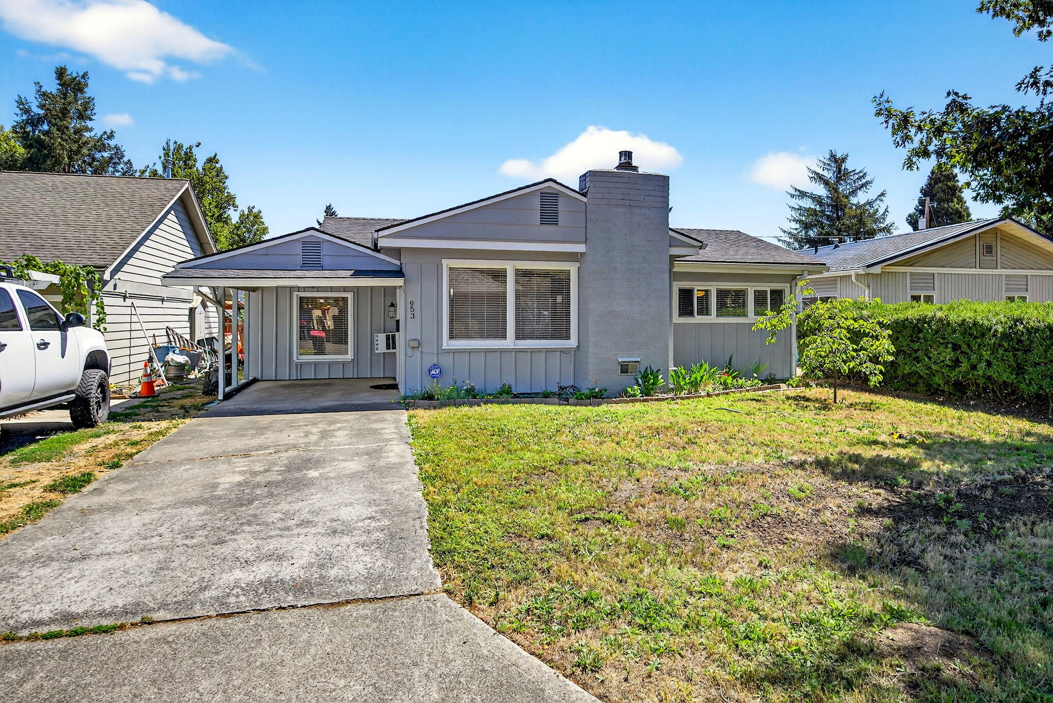 Charming 2 bedroom, 1 bathroom home with character and thoughtful updates! Built in 1951 and well maintained, this 871 sqft home features a newer roof, new vanity, updated insulation, and a cozy natural gas wood stove (4 years old). Enjoy the inviting enclosed sun porch-perfect for morning coffee or extra bonus space. Enclosed Laundry area Washer and Dryer included. Conveniently located near schools, parks, restaurants, and shopping. A great opportunity for someone to own this nice home.