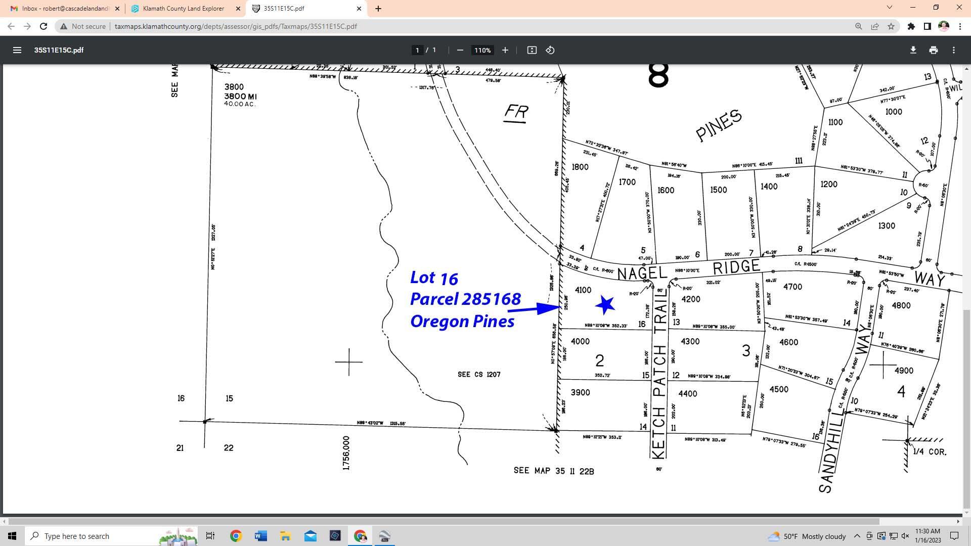 Oregon Pines - Land
