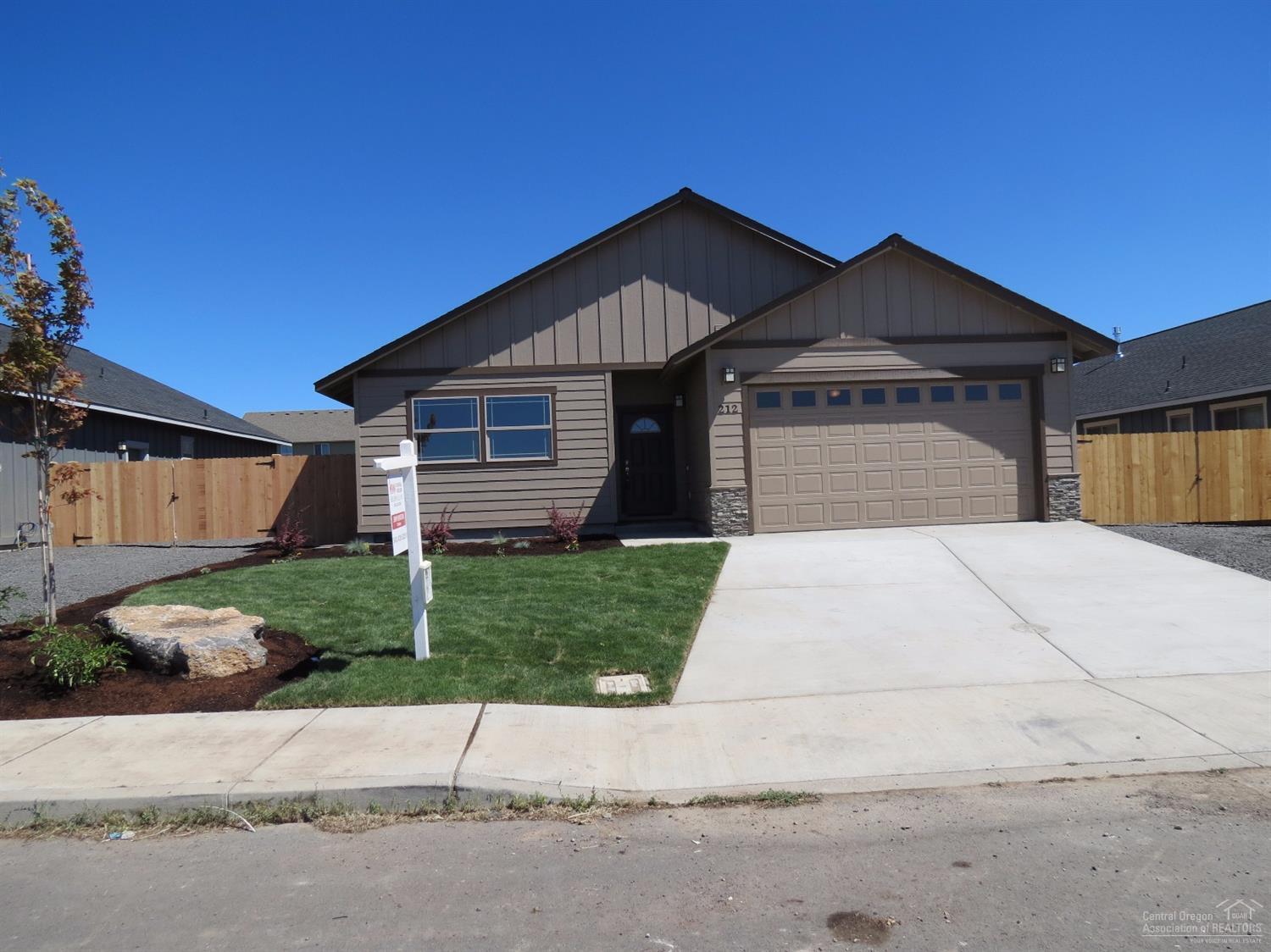 This home just got finished! With a lot 167 ft. deep you can do all that. Enjoy this 2,044 sq. ft. home with 3 bedrooms and a den or use it as a 4th bedroom. Large great room with tray ceiling with eating bar gives access to a huge kitchen with abundance of cabinets. Separate dining room for all your furniture. Master suite with walk in closet and double sinks make this the home of your dreams. AC installed. Double attached garage, front and rear landscaped with sprinkler system. Fully fenced and RV parking