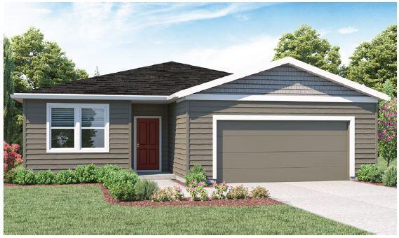 A new DR Horton community! Our SINGLE LEVEL Lawson plan offers an open concept layout with kitchen open to living area, 4 bedrooms, 2 baths, 2 car garage and HUGE yard backing to the canal! Quartz countertops, premium laminate flooring, stainless steel appliances with gas range, large island and pantry! Primary bedroom with en-suite and walk-in closet. Hi-efficiency furnace, Smart home package and new home warranty, we've got you covered! Up to $8,000 finance incentive plus BFC when using affiliated lender! 6.25% Conv./5.99% FHA/VA (subject to Qualification). Renderings and photos are representational of plan, but not actual home. Specs, features, colors and masonry vary.