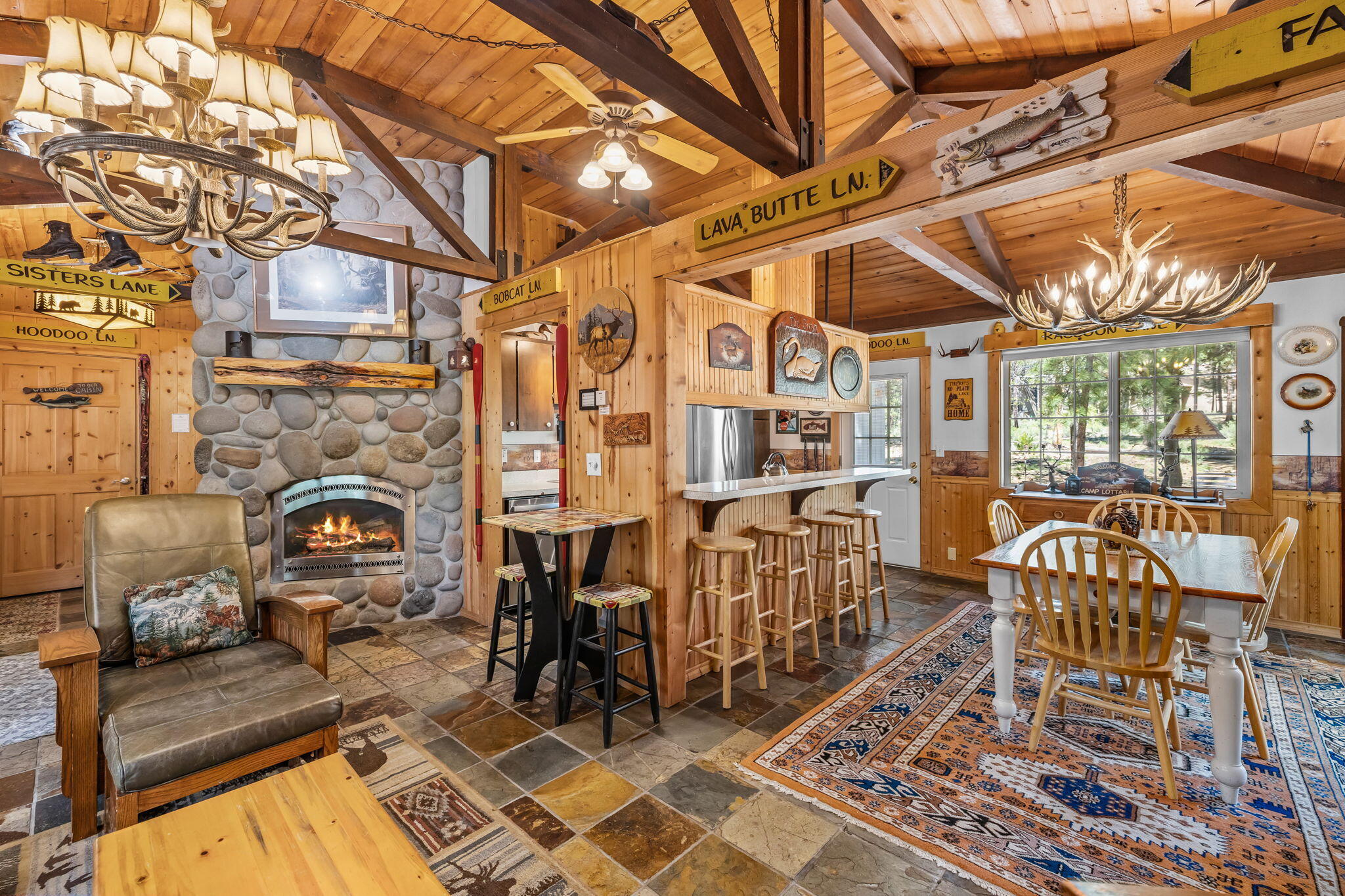 Welcome to 12 Deer Lane—an inviting 2-bedroom, 2-bath cabin nestled in the heart of Sunriver. Located just a short distance from The Village and SHARC. Step inside to find warm wood accents, vaulted ceilings, and a cozy gas fireplace perfect for chilly Central Oregon evenings. The open dining area flows onto a spacious deck, ideal for soaking in the sunshine or relaxing in the private hot tub after a day of adventure.

Offered fully furnished and turn-key, this home is ready to enjoy as a personal retreat or income-generating property. Whether you're looking for a low-maintenance getaway or an established rental in a prime location, 12 Deer Lane is full of potential.