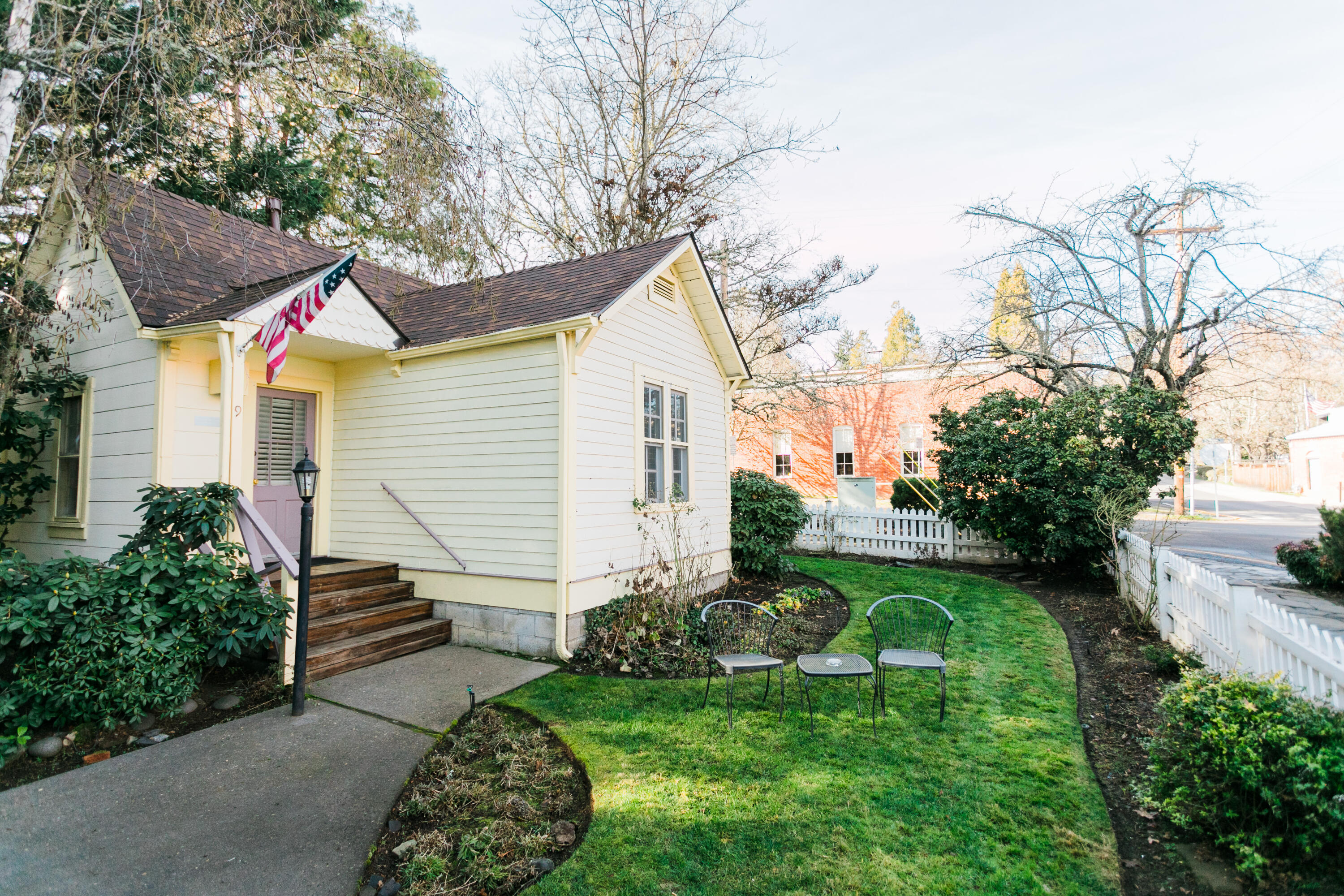 Incredibly rare opportunity to purchase four cottages in downtown Jacksonville! These charming cottages are located 1 block off of the downtown strip, right at the base of the Britt Hill and adjacent to Goodbean. They have been used as short-term rentals for years with extremely strong financial and occupancy history, housing the likes of George Bush and other prominent figures. The cottages have been lovingly cared for and sit on spacious, well-manicured grounds. Contact listing Broker for additional property information. All tours must be scheduled through listing Broker – do not disturb occupants.