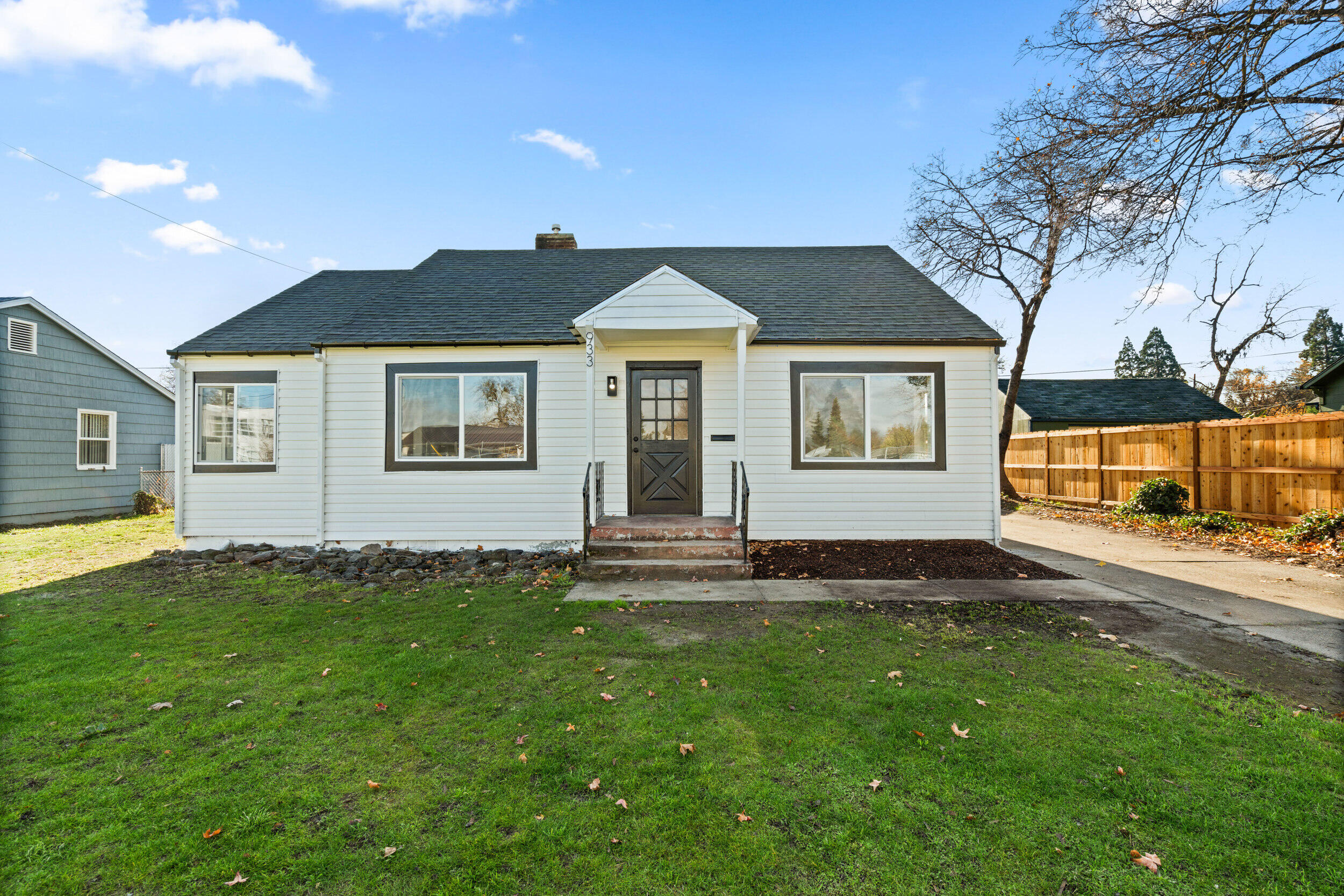 Recently remodeled throughout with great-quality finishes. Updates include new roof, new windows, new appliances, butcher-block countertops, and a beautiful tile bathroom- this home is a must-see. The third room can also function as a bedroom, bonus room or flex space. Property offers alley access, a huge fully fenced lot, RV parking, and a detached garage/shop with rear and front entry. Natural gas available in the kitchen. Plenty of potential for an additional dwelling unit-buyer to do their own due diligence.