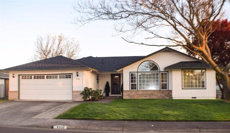 Back on market, no fault to home. Inspection on file, & appraised at value. This home has been extensively remodeled, with ALL new flooring including beautiful walnut hardwood in foyer & hallway, a newly remodeled white kitchen with granite countertops & an eat in kitchen all open to the family room that includes a real wood burning fireplace with gas log lighter. The large formal living room has a wall of windows that lets in tons of natural light & an adjacent large formal dining room. Master bedroom has beautiful crown molding, a large bay window, walk in closet & spa like master bath with a beautiful tile shower featuring 2 shower heads, 2 sinks, & granite countertops. New toilets. Great sized bedrooms, one features a full tongue & groove wood wall. New French Doors lead to large yard & is plumbed with natural gas for your BBQ. Home just had a professional deep cleaning & carpet cleaning. Large corner lot with RV parking. New roof in 2013. Won't last long.