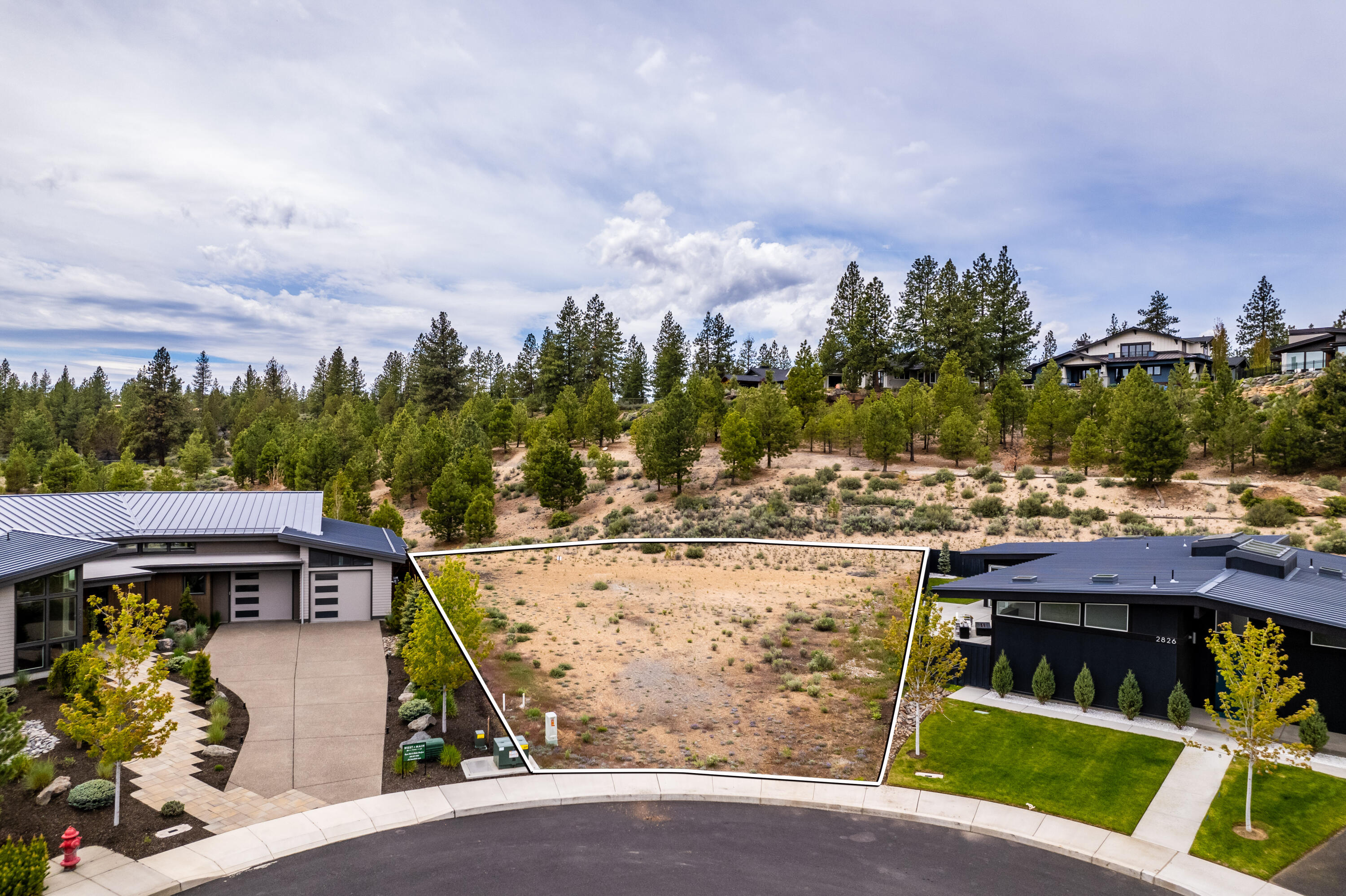 Bring your own builder to this rare lot surrounded by natural beauty in prestigious Northwest Crossing. 9,147sqft backing to Parks and Rec trails, the lot sits at the end of a cul-de-sac with high-end single-story homes on either side affording you seclusion and serenity - you're own little slice of heaven right in the heart of it all. Wake up in the morning and head to the Farmer's Market held in the center of NWX and enjoy a local cup of coffee. Grab a bite to eat at The Grove after your yoga class. Dinner? There are so many options all while staying within the highly desired neighborhood of NWX. Schools are just a mile away making them walkable, bikeable or only a short drive. The location in town makes everything close by, 30 minutes to lakes and skiing, Phil's MTB trails just 2.5 miles away. Sale includes preliminary house plans designed by Evolution Home Design. 2433sf 3bd/ 3bath and a 3 car garage. Come live that Bend Life!