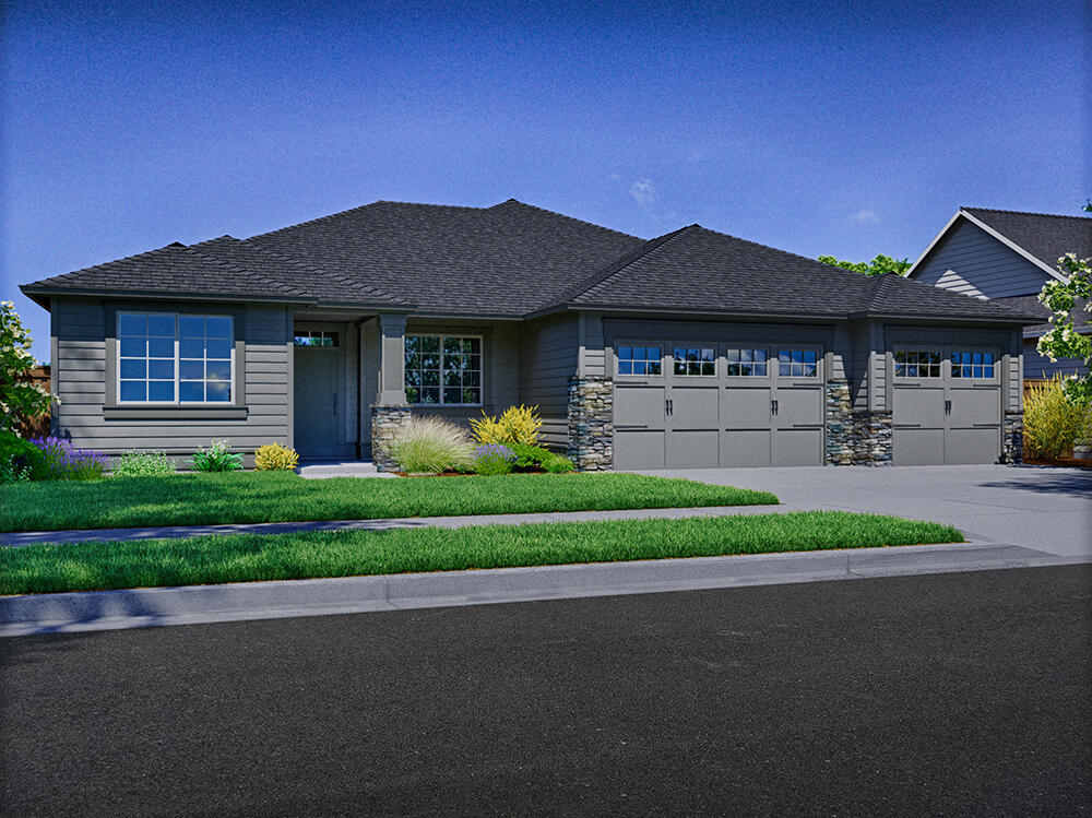 Treeline lot 63 is a beautiful single story 2411 sq ft floor plan brought to you by a local luxury award winning builder. The Malone boasts 3 bedrooms + a flex/4th bedroom, 3 baths and ample open space in the great room. The extra large covered patio is perfect for enjoying the beautiful Central Oregon weather. High-end features like nine-foot ceilings, custom built-in cabinetry, engineered wood flooring in entry, great room and kitchen/dining room, quartz island and countertops with full height kitchen tile backsplash, Kitchen Aid Stainless-steel appliance package with gas range, walk-in shower with tile floor and tile surround (primary bedroom only), and smart home integrations. Come enjoy all the excitement that Bend's west side has to offer with shopping, eateries, recreational trails, Mt. Bachelor, and parks close by. Come live, play, and enjoy! Photos of similar home as this home is in construction.