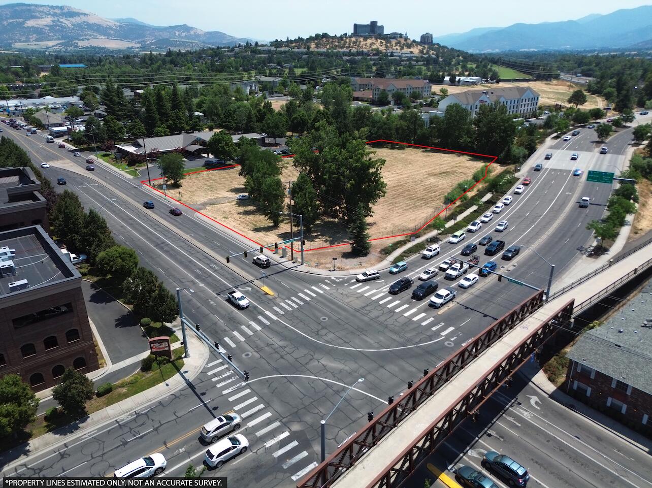 We exclusively present for sale 2.44 acres of prime service commercial development land in East Medford just of I-5 at Barnett and Highland.