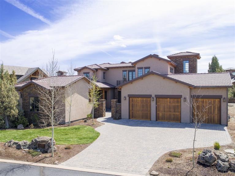 Phenomenal construction & quality is reflected in this Southwestern style home located in Pronghorn. Sold turnkey with all furnishings, this home offers a private guest casita that features a fireplace, wet bar & full bath. Gourmet kitchen with stainless Dacor appliances; hardwood & tile flooring throughout. Expansive paver patio with fire pit & gas BBQ; covered second story balcony. Play year round at Pronghorn and enjoy all of the amenities of resort living.