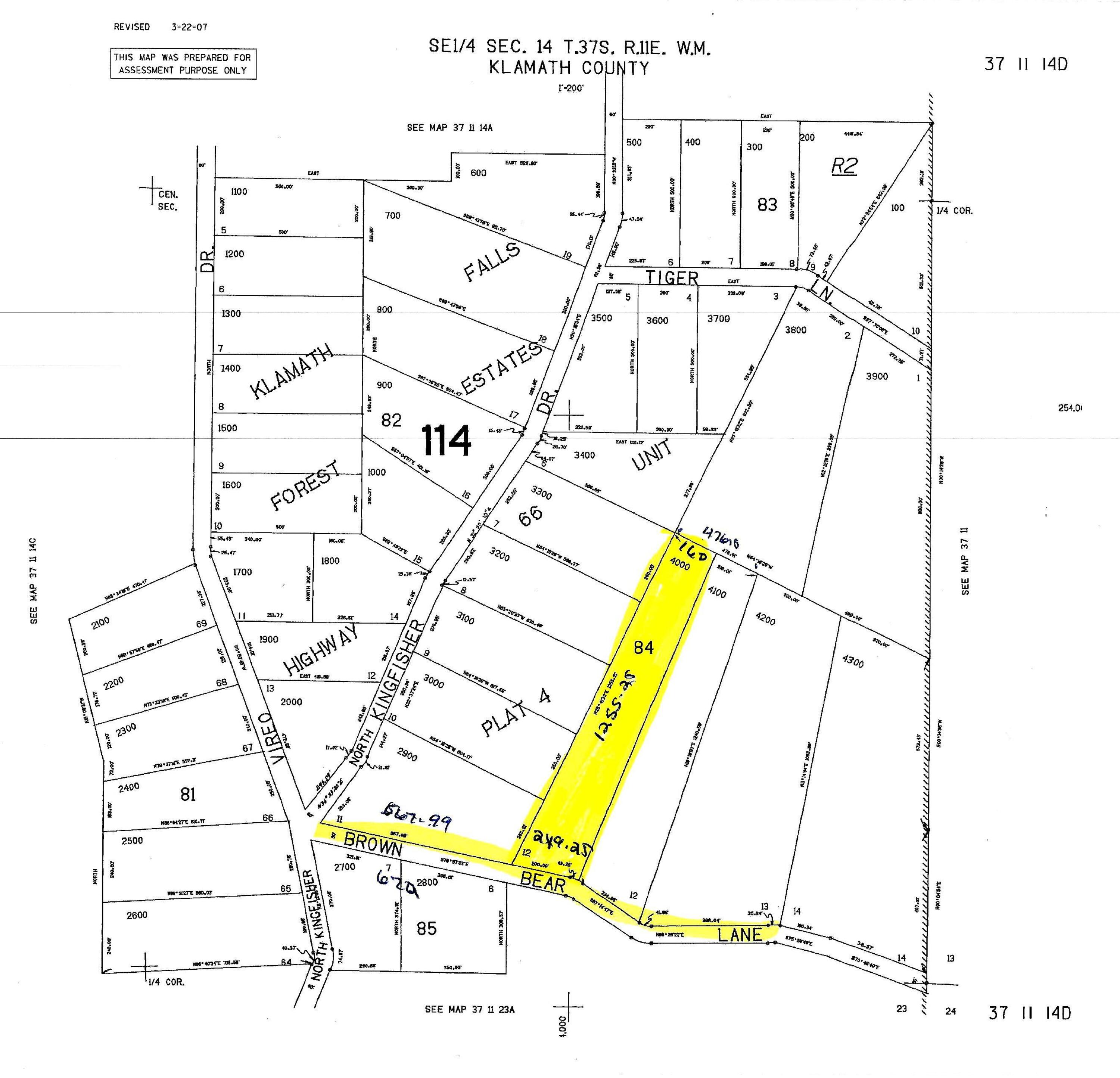 Klamath Falls Forest Estates Hwy 66 Unit Plat 4 - Land