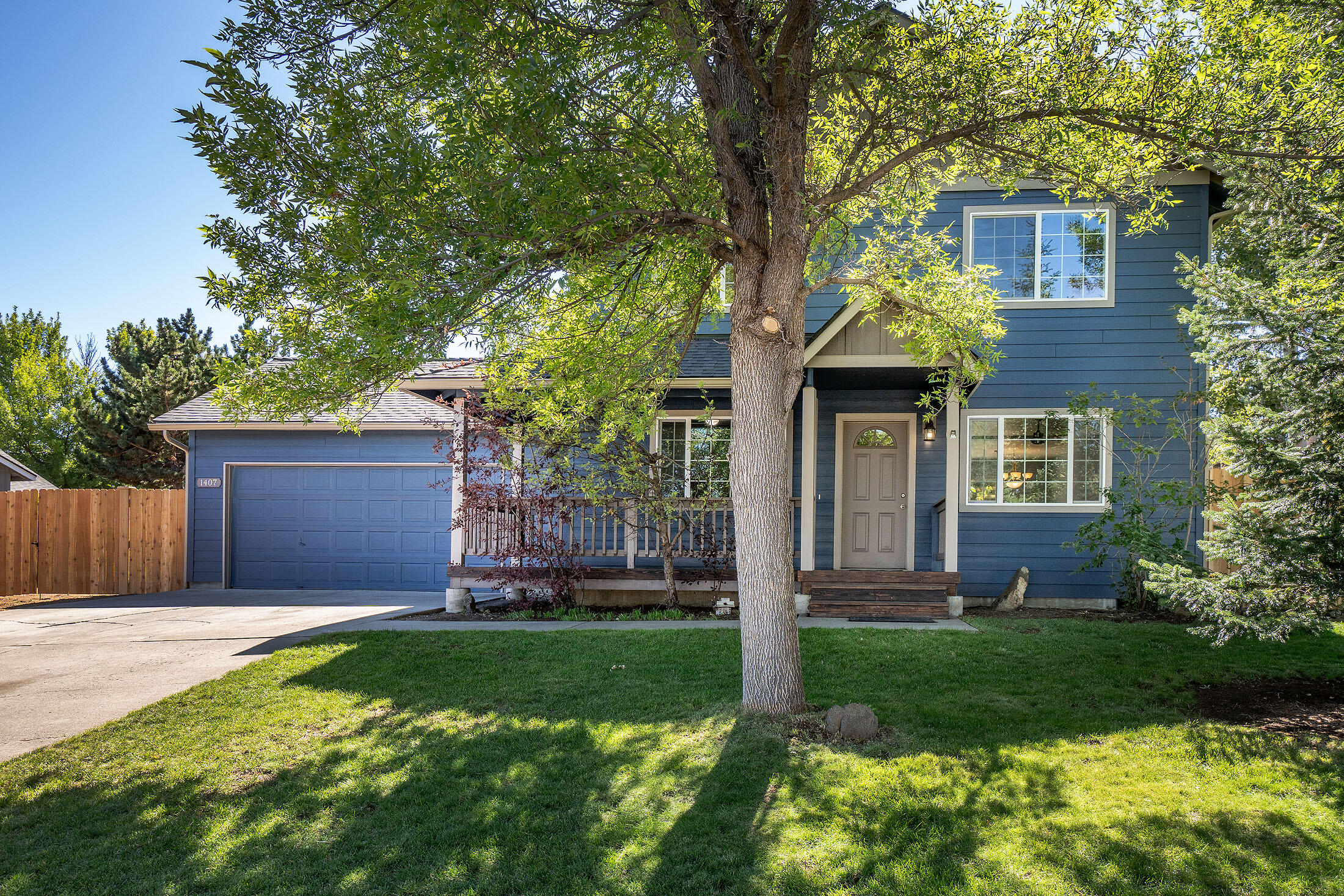 Beautifully updated home in NE Bend. Perfectly situated on a spacious corner lot, at the top of a cul-de-sac, this 4 bedroom 2.5 bath gem is ready for you to move in! 
Updates include a brand-new roof and solar panels, new siding and exterior paint, a cedar fence, and fresh sod. Step inside and enjoy the brand-new kitchen with custom cabinetry, marble countertops and stainless-steel appliances. The main floor features all new flooring, fresh interior paint throughout the home, and energy efficient vinyl windows and a sliding glass door that floods the space with natural light. 
The fully fenced backyard offers privacy, space to garden or play, and entertain on your new patio.  There's also room to park your RV!  And with the home's prime location, you're just minutes from Midtown, local shopping, easy access to the parkway, and all the outdoor recreation that Central Oregon is known for.