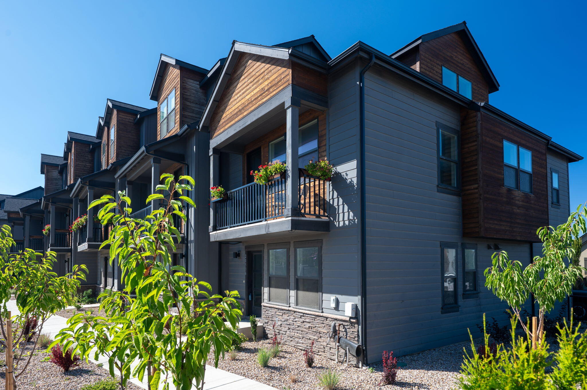 Welcome to Calaveras Luxury Townhomes, a premier new community in the heart of Bend showcasing award-winning design, quality craftsmanship, and breathtaking views.

The layout includes:
    •    A spacious 2-car garage
    •    Ground-level primary suite with private bath and walk-in closet
    •    Main-level bedroom and full bathroom—ideal for guests or multi-generational living
    •    Upper-level flex space perfect for a home office, gym, or optional 3rd bedroom

Discover the Metolius floor plan—an airy, light-filled end unit in the sought-after Calaveras Luxury Townhome community. Thoughtfully designed with high ceilings, durable LVP flooring, and stylish Northwest Contemporary finishes, this brand-new home offers comfort, flexibility, and modern living.  The open-concept great room features a cozy gas fireplace and opens to a covered balcony for year-round enjoyment. 

Conveniently located in the heart of Bend, with excellent access to highways, shopping and dining!