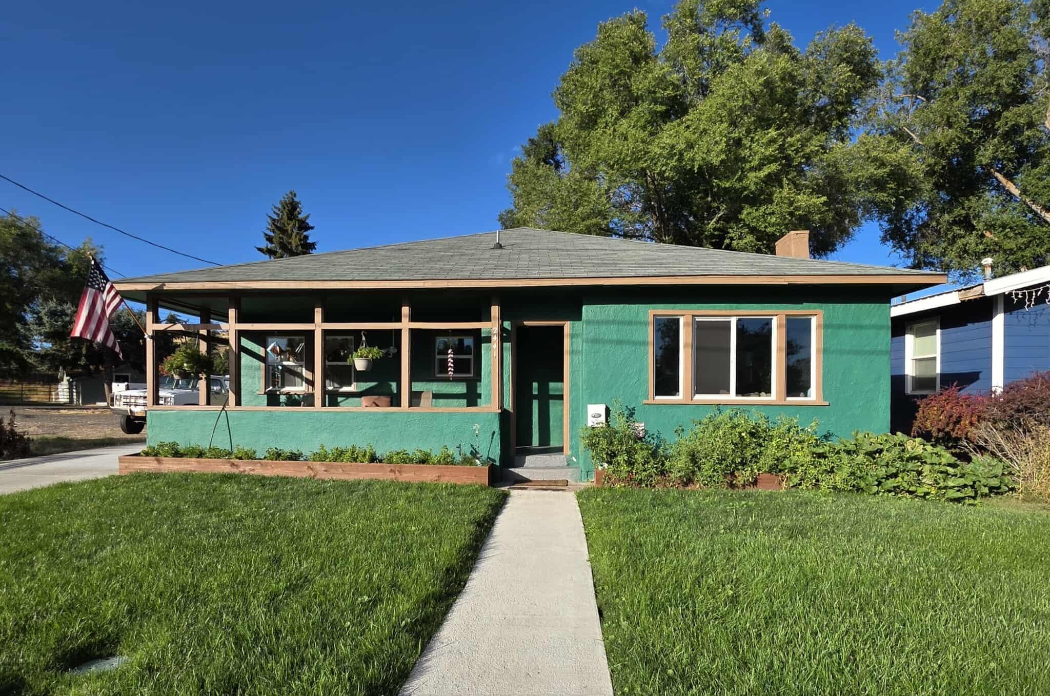 Welcome to 2441 Orchard Way. This 2-bedroom, 1-bath home lives large with 1,120 sq ft. The spacious kitchen is a highlight, recently refreshed with hickory cabinets, new countertops, subway tile backsplash, a deep stainless-steel sink, and updated appliances. It features a spacious living room, a laundry room, and a separate dining room. Historic charm gleams with the arched doorways and the classic front porch. The beautiful front yard boasts built-in planter beds, and the fresh concrete driveway allows space to park cars, trailers, and toys.  The backyard is fully fenced. Located in the Heart of Klamath Falls, this home is close to everything, including shopping, dining, schools, and more. Come to see it today! Listing agent is related to sellers.