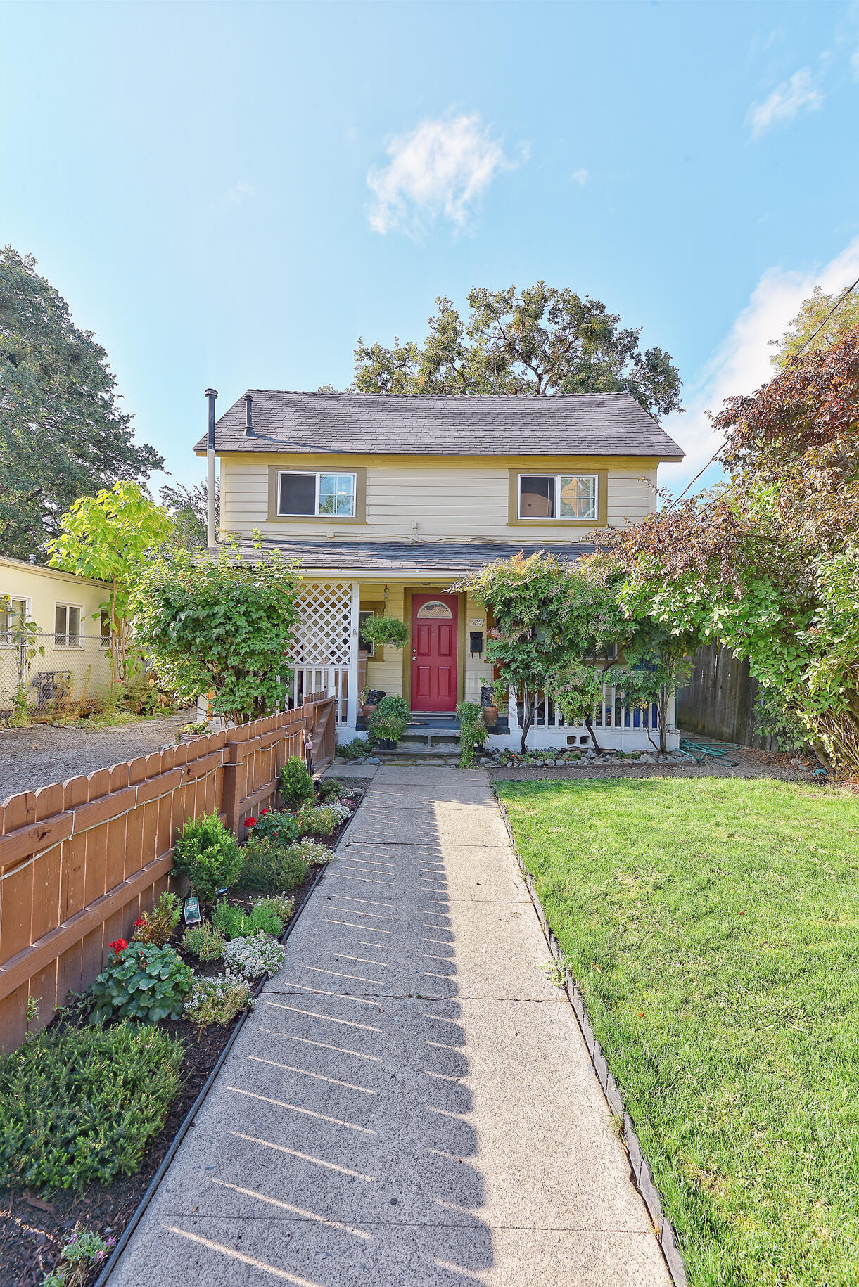 Introducing an exceptional investment opportunity in the heart of Grants Pass! This charming duplex, strategically situated near downtown Grants Pass, is a gem that holds immense potential. With 2 bedrooms, 2 bathrooms, a cute deck, and a welcoming front patio, this property offers a delightful living experience for its future tenants at a price you can't beat!  Whether you're looking to house multiple families or simply seeking a lucrative rental investment, this duplex is a perfect fit.