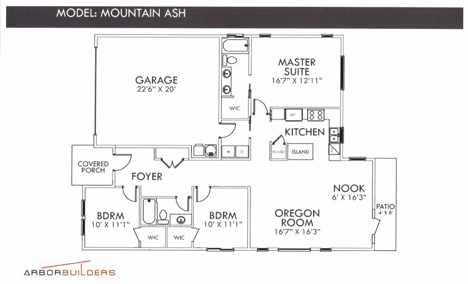 Beautiful new home by Arbor Builders located in McKay Meadows. Home features include, 30 year comp roof, covered front entry, knotty alder cabinets, 9' ceilings, natural gas forced air heat, drought tolerant landscaping with sprinkler system in front only, patio for outside enjoyment. Arbor Builders will give a $4000 credit towards upgrades for accepted offers that are received before Thanksgiving.