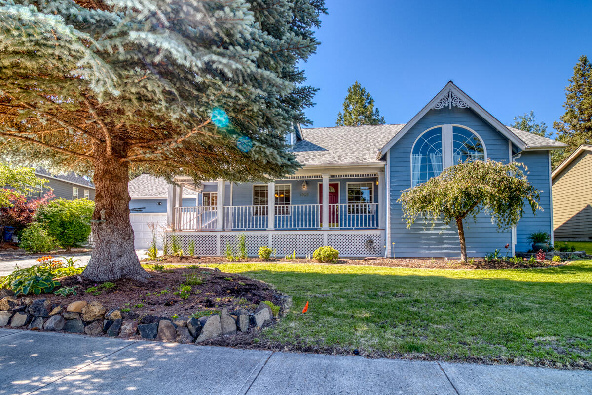 Perfectly located on a quiet cul-de-sac in the desirable neighborhood of Tanglewood, this picturesque Victorian-style home will greet you with curb appeal from every angle. You will find a spacious first level with primary bedroom and bathroom, powder room, formal living and dining rooms, and great room off of the kitchen. Enjoy a huge private Trex deck off of the family room with additional paver courtyard area and path for the outdoor living area of your dreams. The upstairs offers two generously sized bedrooms and adorably updated full bathroom with wainscoting. Enter into a two car garage from a deluxe mud and laundry room with plenty of space for your gear. An additional room between the laundry and kitchen could be used as office or for more storage. Also, RV Parking & Central A/C! Topping it all off, you are within a short distance of Larkspur Trail and the shiny new Larkspur Community Center.