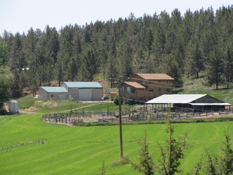 Here is an ideal family ranch in a desirable picturesque, private setting near the small town of Bonanza, OR. 160 Acres with 139 irrigated from Horsefly Irr. District with a 2000 GPM back up well shared with neighbor. Class II and III soils for excellent alfalfa and pasture production. Very spacious two-story home in elevated location to capture the views of your property and the surrounding agricultural valley. 5 Bedrooms, 2 baths with oversized 3 car garage on the lower level. Hay barns, super shop of 2300 sq. ft. includes an upstairs shop with big over head doors and wood heat. Horse barn with box stall and tac room, feed barn and more make this the complete package. The home does need some work.