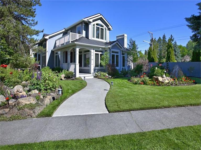 This elegant estate is located just a stone's throw from Mirror Pond and a short walk to downtown Bend! The desirable location of Drake Rd. is irreplaceable, and this home was remodeled down to the studs in 2006. No detail was overlooked and it is evident in the top of the line kitchen, custom moldings throughout, custom fireplace, European bathroom vanities, and stunning crystal chandeliers. Ask about the lucrative opportunity as a vacation rental!