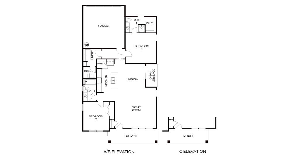 FINAL OPPORTUNITIES!! ONLY A FEW HOMES REMAINING!!  IRONHORSE HARD TO FIND SPACIOUS 2-BEDROOM, 2 BATH NEW CONSTRUCTION!!  $8,000 CLOSING COST INCENTIVE AVAILABLE WITH USE OF BUILDER'S LENDER!  Corner lot!!  You will love our brand-new Alder plan with its HUGE open concept kitchen/great room area and bedrooms on opposite ends.  The amazing kitchen features generous cabinet space, premium laminate, quartz, stainless appliances, gas range, extra-large island and walk in pantry. Patio off dining area, Smart Home features and New Home Warranty.  Front & back yards are landscaped with irrigation.   Ironhorse is a beautiful master planned community convenient to shopping, schools and miles of hiking trails at nearby Barnes Butte.  Model Home open Sat-Tues 10am-5:30pm, Wed 11am-5:30pm, Thursday and Friday by appointment.  Photos and renderings are representational of floorplan only. Specs, colors, features may vary.  Estimated August completion.