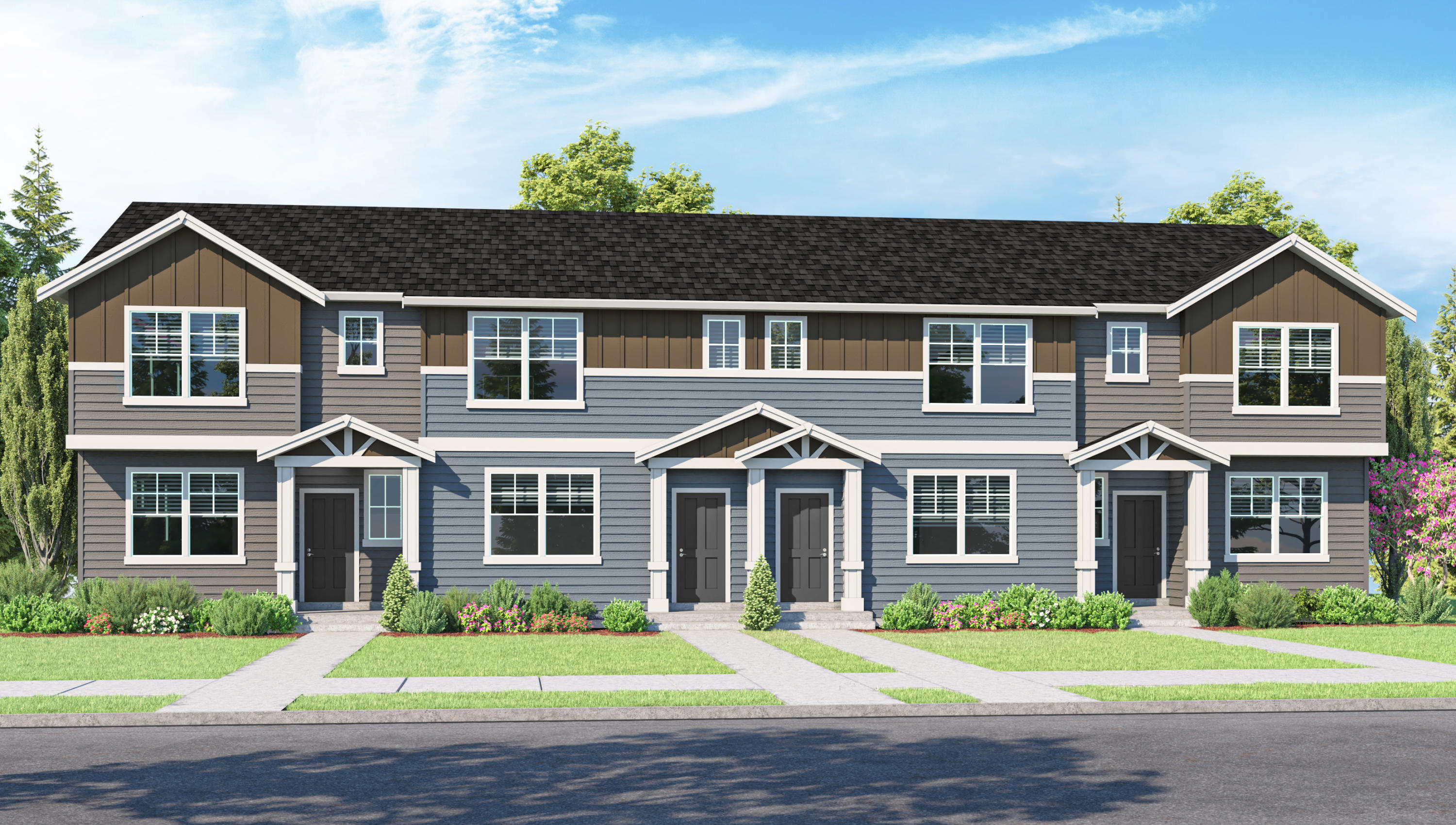 DR Horton at Canyon Ridge is now selling!  Fantastic opportunity to own in fast growing Redmond! Conveniently located near Tom McCall Elementary school with EZ access to Hwy 97 & 6th Ave.   Enjoy outdoor activities at Dry Canyon and Quince Park.  The Woodbridge plan is a 3 bed/2.5 bath 2 car garage 2 level townhouse.  All interior and exterior finishes are pre-determined by Builder.  New Home Warranty and Smart Home Features.  HOA is 179.64/mo .  This home is currently under construction with an estimated 4/16/21 completion date.  $3,000 closing costs with use of Builder's Lender.  Model Home coming soon.  Please call listing agent for details . Buyers to verify schools.  Rendering