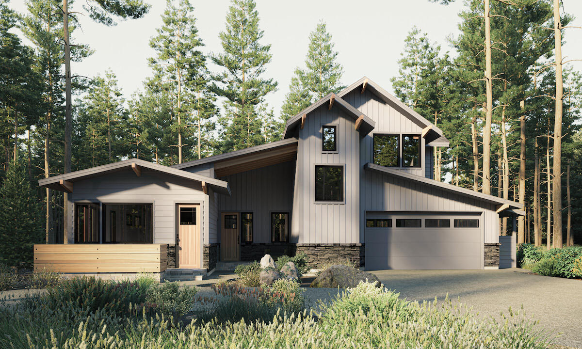 Forestbrook is the newest phase of Caldera Springs' Eastern Expansion. Forestbrook vacation homes will feature a distinctively new way to own a vacation home within Caldera Springs. Located steps from the 220-acre Wildlife Forest Preserve, owners will enjoy full access to existing Caldera Springs amenities plus an array of forthcoming
amenities—including an expansive proposed fitness center with pools plus a family-friendly park, miles of new trails and much more. Additionally, owners will enjoy access to nearby Sunriver Resort and its amenities. Soon the developer will release information on floor plans, pricing, renderings and details. Taxes have yet to be established by the county. The picture is an artistic rendering.