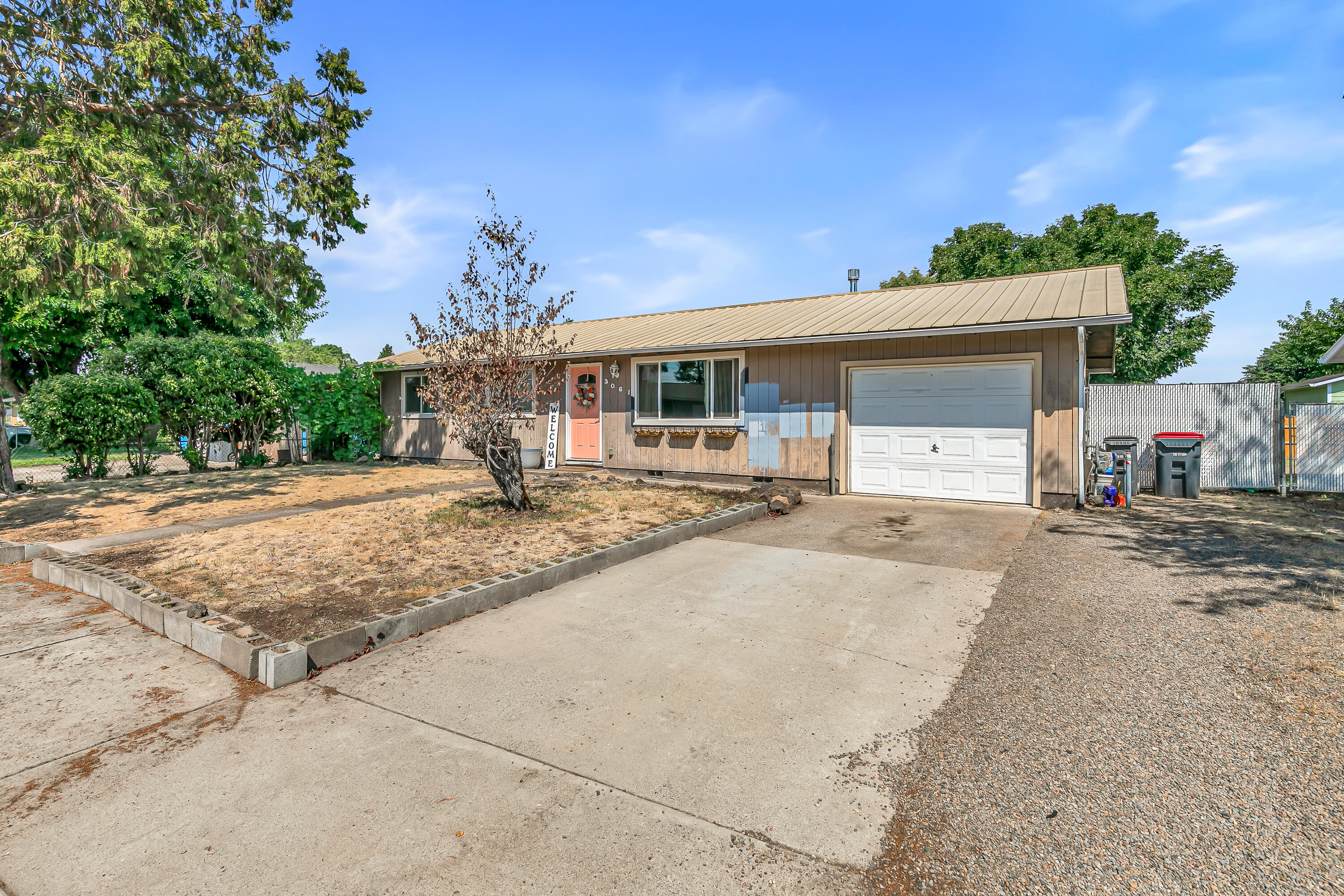 Charming 3 bed, 2 bath home tucked away on a quiet cul-de-sac. Inside offers a great layout with a nice kitchen featuring granite countertops, open living spaces, and a comfortable flow throughout. Gas fireplace, 2 car garage, & lots of parking. The backyard is beautiful and perfect for relaxing or entertaining. Seller is also providing new exterior paint prior to closing, making this move-in ready. This one is priced to sell immediately and is a true first-time homebuyer's dream. Don't miss the chance to tour it quickly!