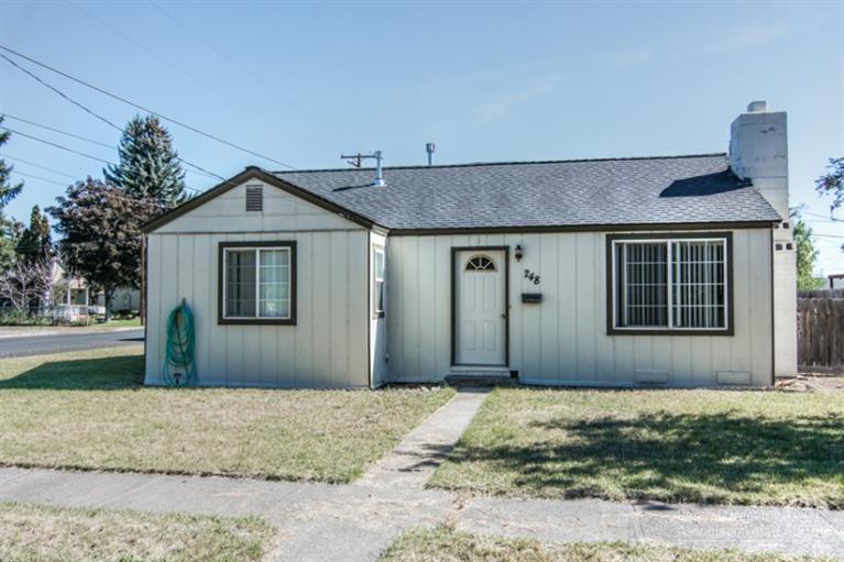 Great rental property/1st time owner. 2 bedroom, 1 bath cottage close to Downtown Redmond. Newer roof, gas water heater, electrical, forced air furnace, kitchen faucet, lighting fixtures, kitchen vinyl flooring and carpet. Great corner lot, with large backyard and RV parking. Long time renter, currently renting at $850 mo.