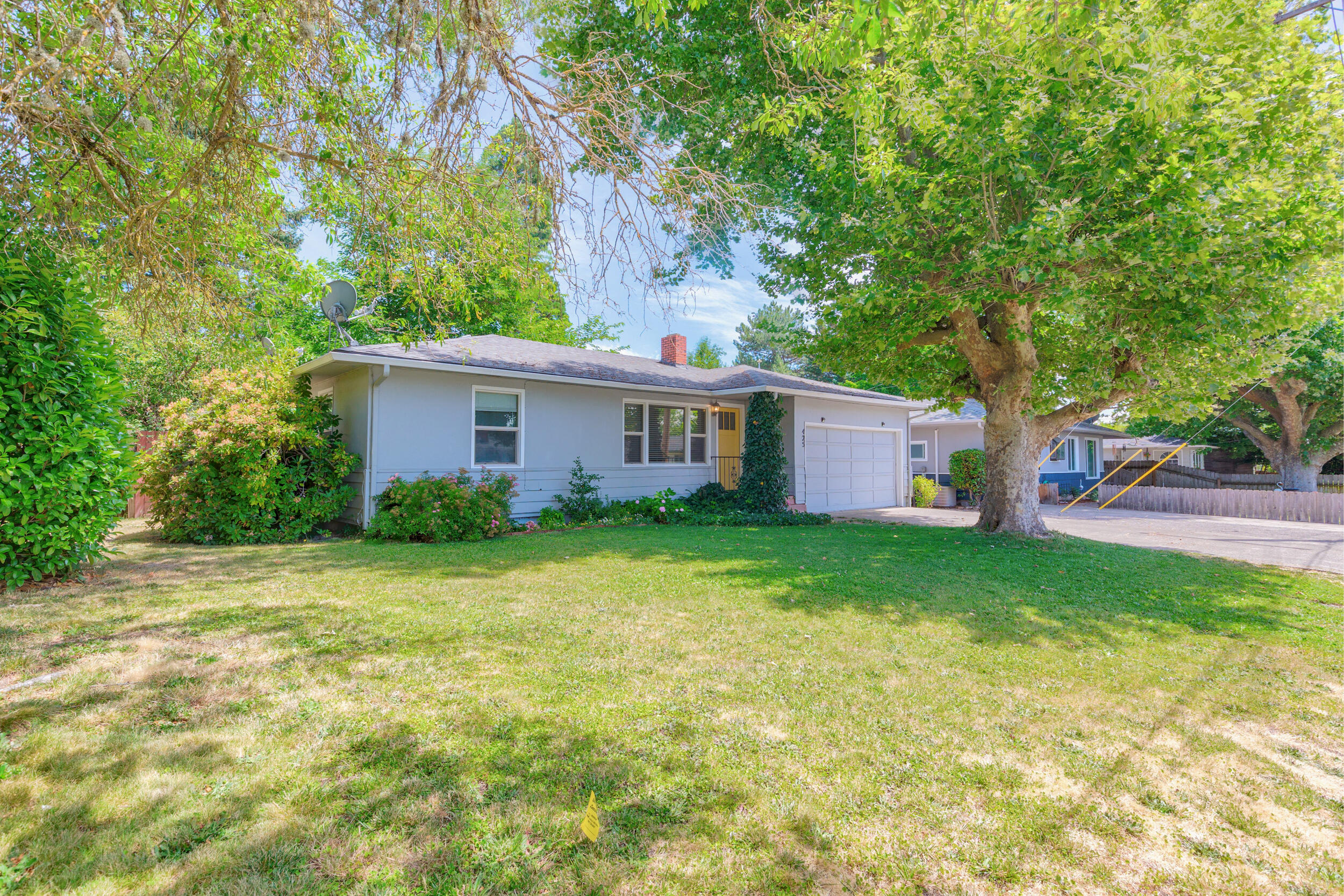 Charming 3 bedroom, 1 bath home in a convenient NE Grants Pass neighborhood! This 1101 square foot home offers a functional floor plan with great natural light and fresh updates throughout. Enjoy peace of mind with a roof that is approximately 10 years old, and both interior and exterior paint done within the last 5 years. The large, fully fenced backyard is ideal for pets, play, or gardening- plenty of room to create your outdoor oasis. Whether you are just starting out, looking to downsize, or searching for a solid investment, this home has great potential!