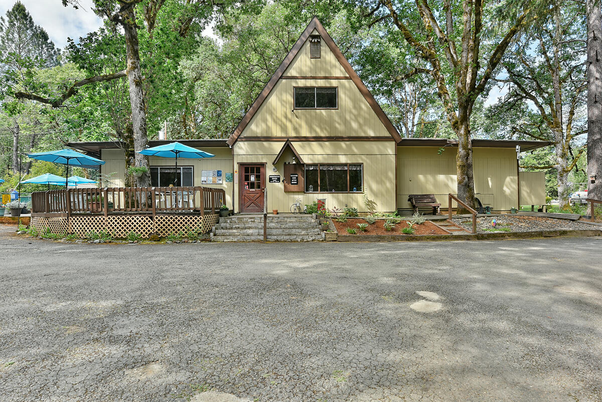 Excellent Opportunity to own this well established RV park Conveniently located in Southern OR located off the I5 between Grants Pass and Roseburg. Park boasts 2 Covered wagons, 7 cabins, 37 nightly space rentals and 12 month to month rentals. Office, general store, Inground pool, play ground horse shoes and Volleyball to keep your guests occupied. Park boasts Premiere Park rating with Good Sam. New managers/Owners residence in 2021. Several updates throughout the park, but still room to expand and grow revenue.