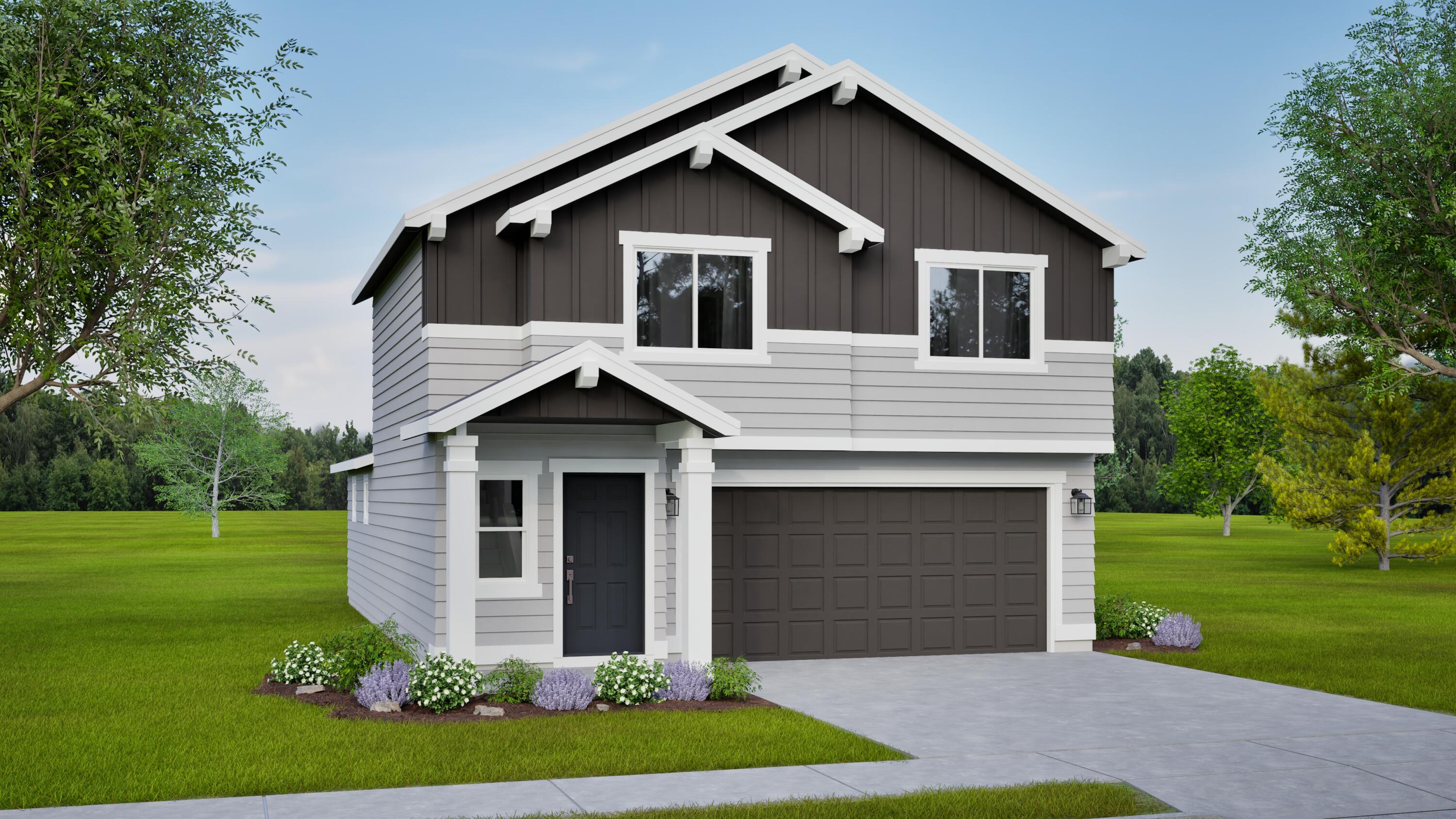 $25,000 Limited Time Offer with use of our Trusted Lenders!  Get in early and make it your own—personalize this home with your favorite design selections!    This buildable 1395 square foot Darrington floorplan is a well-appointed two-story home that lives larger than most mid-sized plans. The dramatic entry leads to the open kitchen and living room area, with plenty of light and space for entertaining. The kitchen boasts ample counter space and cupboard storage and features an optional desk for convenience and organization. Upstairs, the main bedroom has a large closet and bathroom, and two other sizable bedrooms offer large closets and share a second full bathroom. Parkside Place by Hayden Homes is the only new home construction homes in Bend with inclusive fencing. Air conditioning is included in this price.