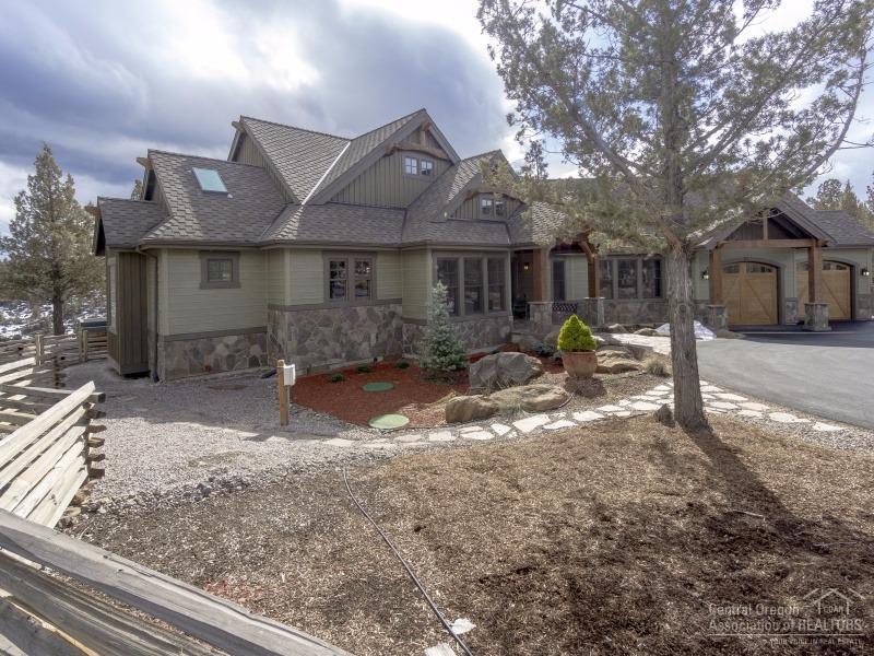 Exquisite custom home on private 2.34 acres bordering the Deschutes Land Trust Whychus Creek Preservaion area. Top quality construction throughout with a gourmet kitchen,Thermador appliances, stunning master suite with fireplace; open great room with a Tulikivi wood burning fireplae/stove with pizza oven; large upstairs bonus room; huge views of the canyon & surrounding area; 30x38 RV garage/shop plus attached garage. This truly one-of-a-kind estate is only 6 miles from Sisters, Oregon