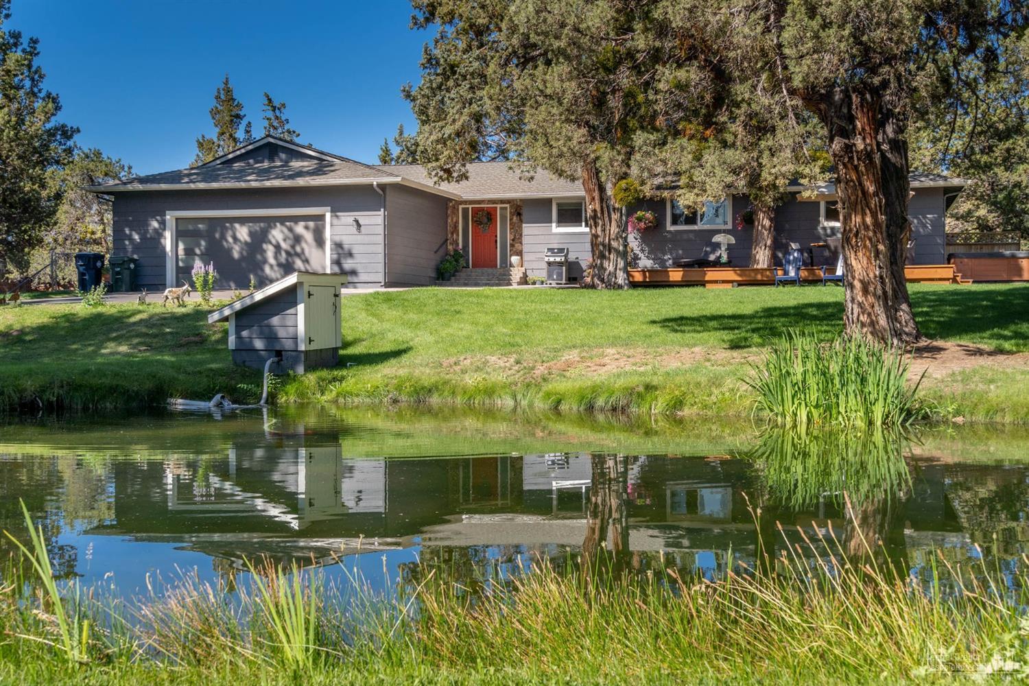 Enjoy Country Living! Close to town on 5.5 beautiful acres 3 BDR, 2 BA, 2208 Sq.ft. single level w/open floor plan. Built in 1974,complete interior remodel 2016. Hardwood flooring, double pane windows,quartz counters in kitchen and bathroom. Farmhouse sink, kitchen island & walk-in pantry. Large master bath w/tile shower,double vanity and walk-in closet. Large laundry room w/outside access. 2 cedar decks,green house,storage shed,outdoor hot tub. New (2016) 1,200 ft. fencing w/4 Behlen Gates. New (2018) 1,800 sq.ft. garage/shop, fully insulated & concrete floor. (1,200 sq.ft. shop; 600 sq.ft. crafts rooms), Bring all your TOYS! 4.25 acres COI Irrigation with large pond. Extra large 2 car attached garage with built-in storage cabinets. Partial Cascade Mountain Views. A MUST SEE!!