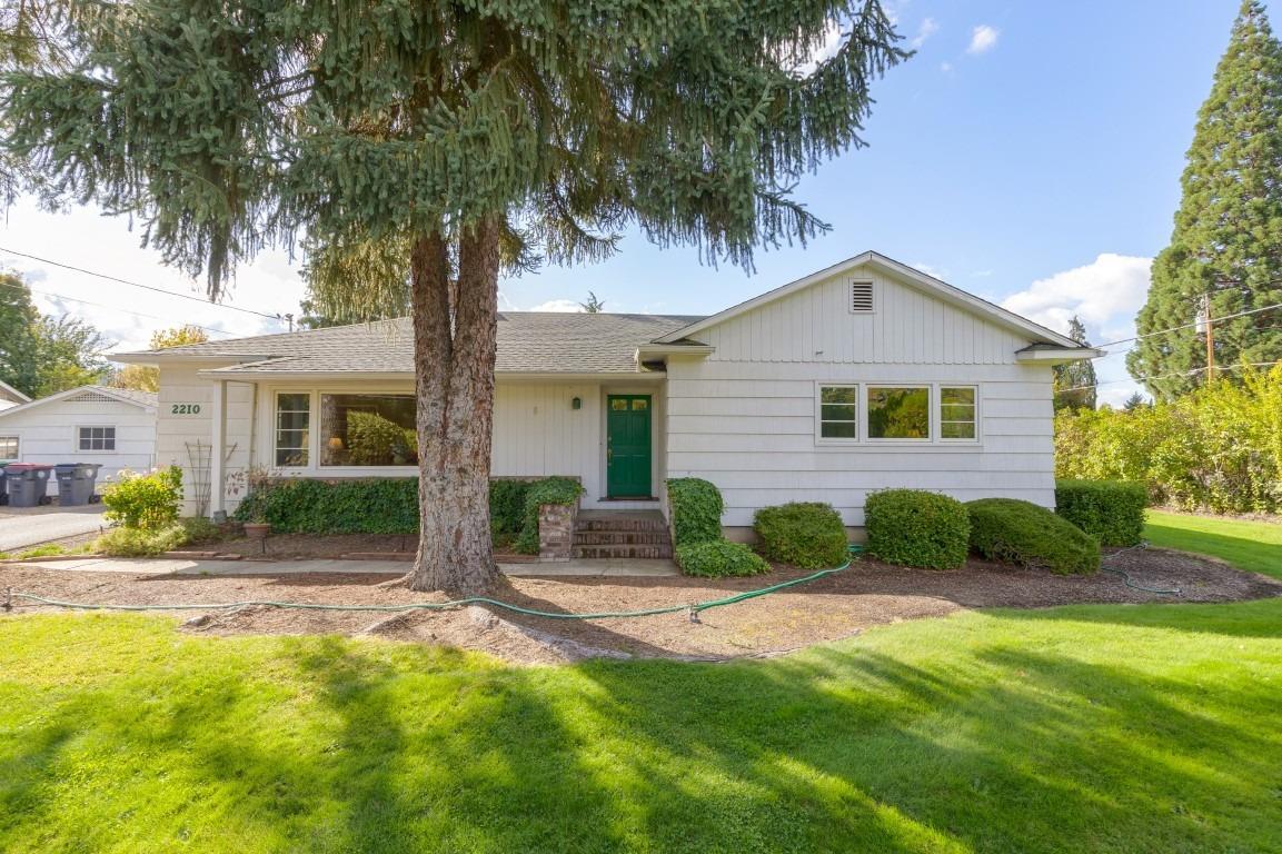 Come enjoy this vintage 1950 farm house that has been lovingly cared for. Three bedroom 2 baths in the main home and 1 guest bedroom over the garage could be office or game room. Kitchen features walk-in pantry, gas range, tile counters and spacious room to cook. The attached dining area is spacious and has a built-in hutch. The gorgeous living room boasts vintage fir floors, built-in shelves, fireplace and lovely wood windows. All the bedrooms have hardwood floors as well. Outside is a large enclosed back patio, lovely yards with lots of room to play and lots of room for multiple RV's. This is a great location just blocks from S. Medford High School and minutes to downtown Medford or Jacksonville. Come take a look at this beautiful home.