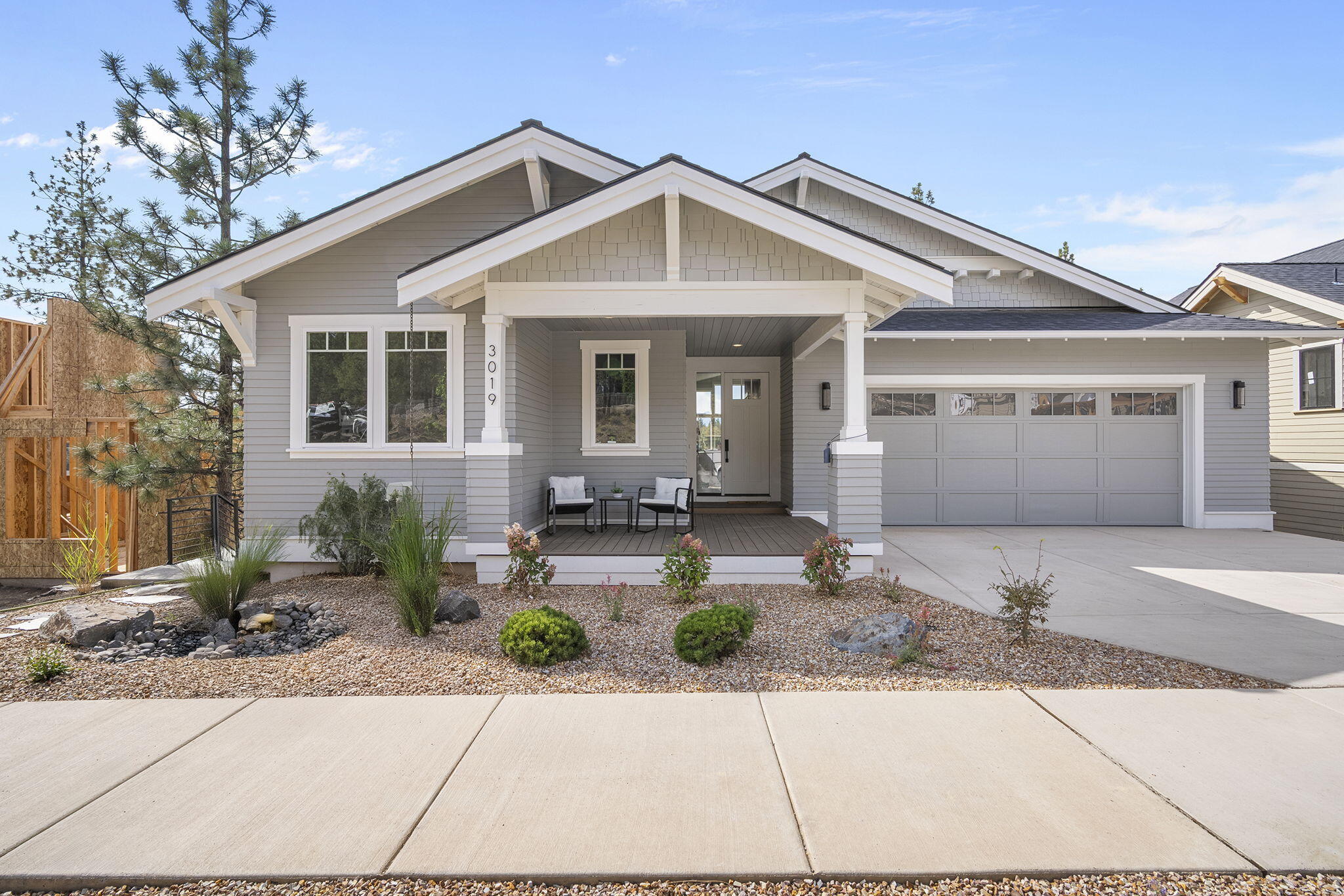 Welcome to Bend's latest and most exciting neighborhood, Talline! This brand new construction boasts a generous living space of 2,746 sq. ft. The house is designed to cater to modern living with 3 spacious bedrooms and 2.5 well-appointed bathrooms. Adding to its appeal is an amazing tandem 3 car garage. The lower level features a 589 sq. ft. accessory dwelling unit (ADU), perfect for accommodating guests. Furthermore, there's a sprinter van garage for additional storage or parking. A versatile flex room completes this level, offering potential and endless possibilities - use it as a family room, home gym, or workspace. In the world of real estate, it doesn't get much better than this. Make this home yours and experience the beauty of Talline!