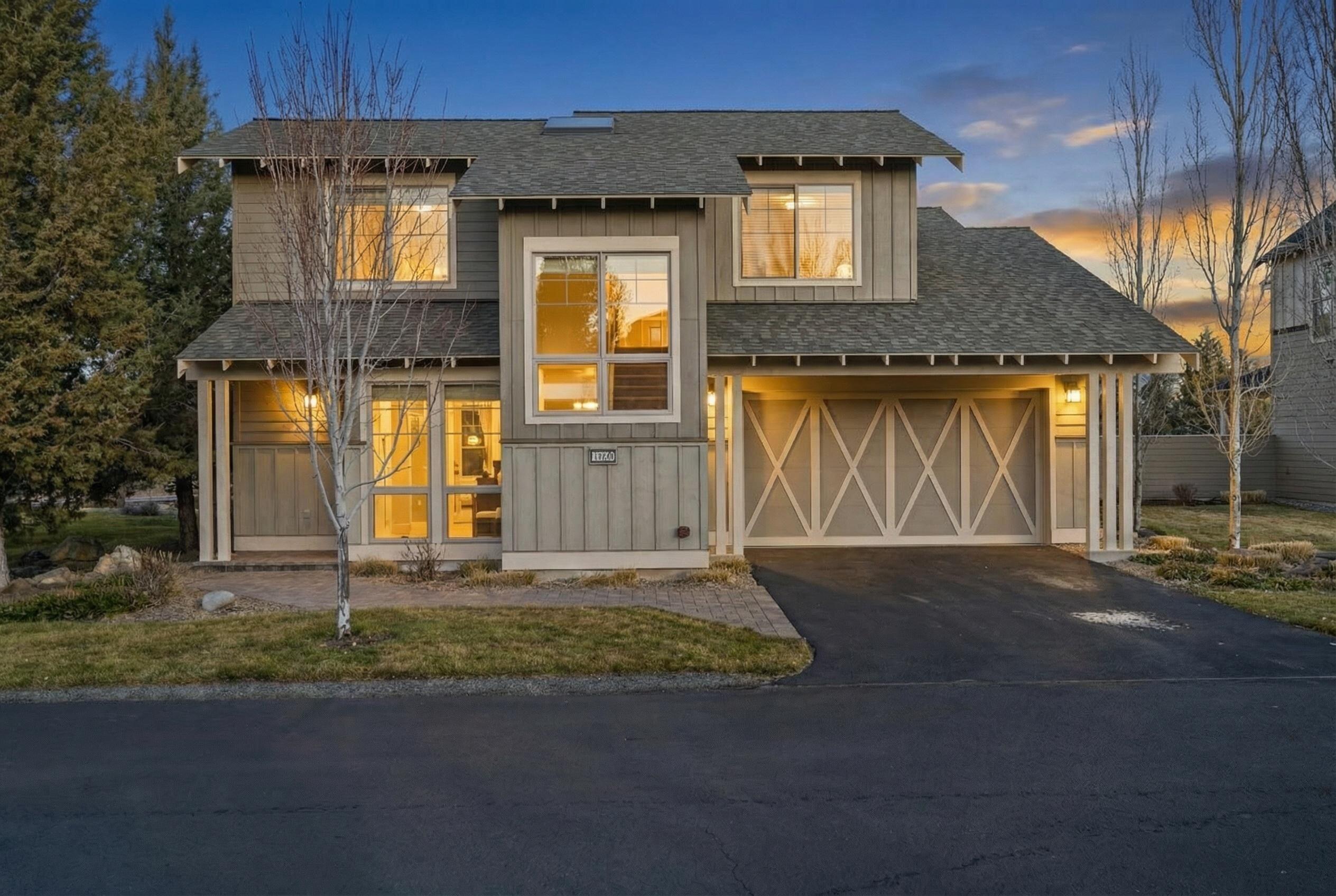 Welcome to Eagle Crest - where your home feels like a vacation. Enjoy golfing, swimming, tennis & pickleball, fitness centers and year-round recreation right in your backyard. 

Home offers vaulted ceilings, abundant natural light, and a welcoming great room with a gas fireplace and expansive windows. The main-level primary suite features a sliding glass door to a private patio, creating an easy indoor-outdoor flow. Upstairs, a bonus loft and two additional bedrooms provide flexible space for guests, work, or hobbies. Ample storage throughout and an attached two-car garage. 

Located near the Lakeside Sports Center, with access to pools, fitness, and courts. 

Short-term rentals are allowed (buyer to verify all HOA, resort, and county requirements), making this a versatile opportunity for full-time living, a second home, or an investment retreat.