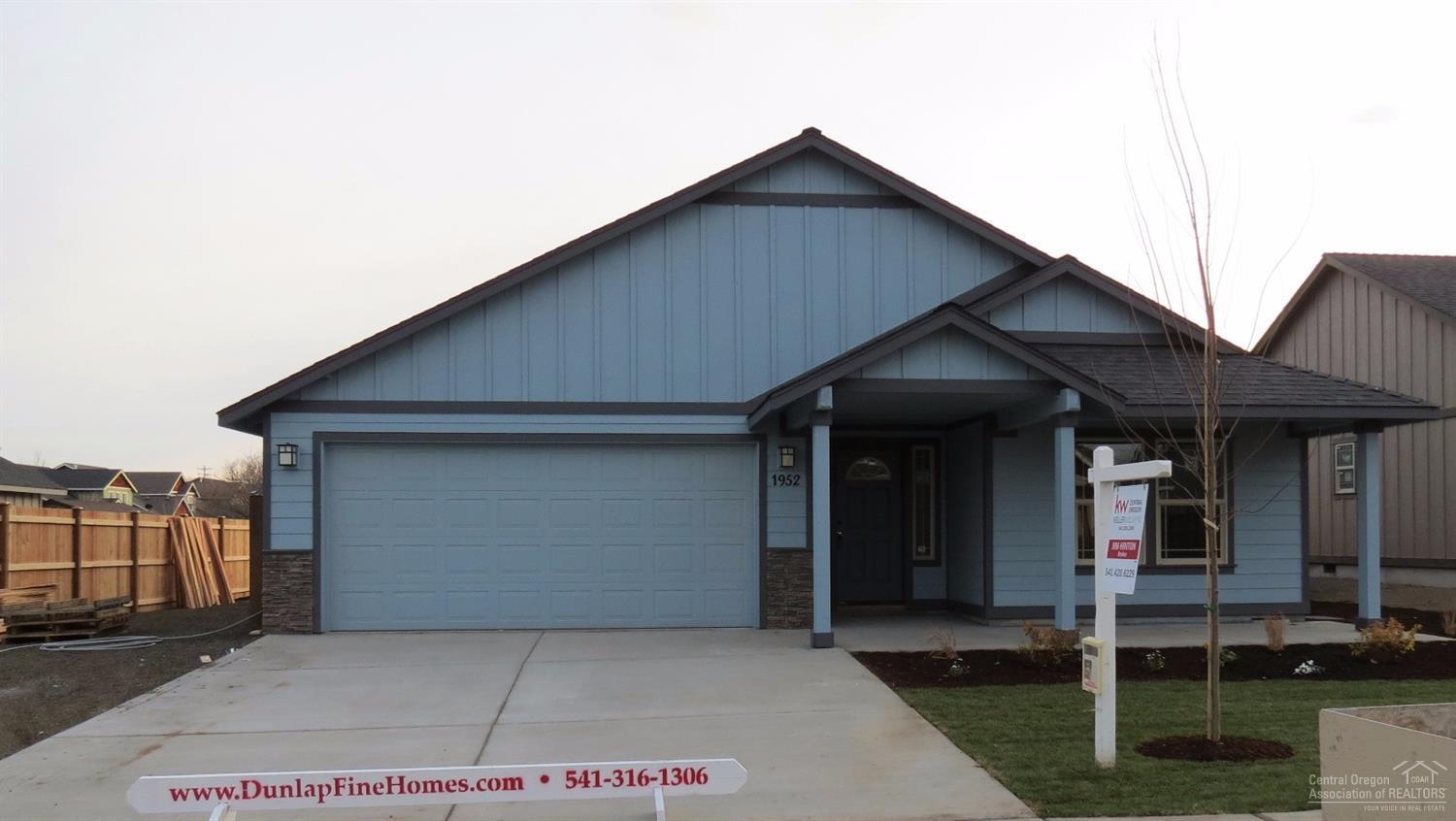 New construction in NW Redmonds Crane Meadow. 3 bedroom, 2 bath home 1552 sq ft of living area.Large Great Room with gas fireplace opens to Dining and Kitchen with eating bar. Knotty Alder cabinets with quartz slab counter tops, all stainless appliances. 30 year roof, forced air gas that is AC Ready. Separate utility room. Double car attached garage. Landscaped front with sprinklers. Single level home with great curb appeal.