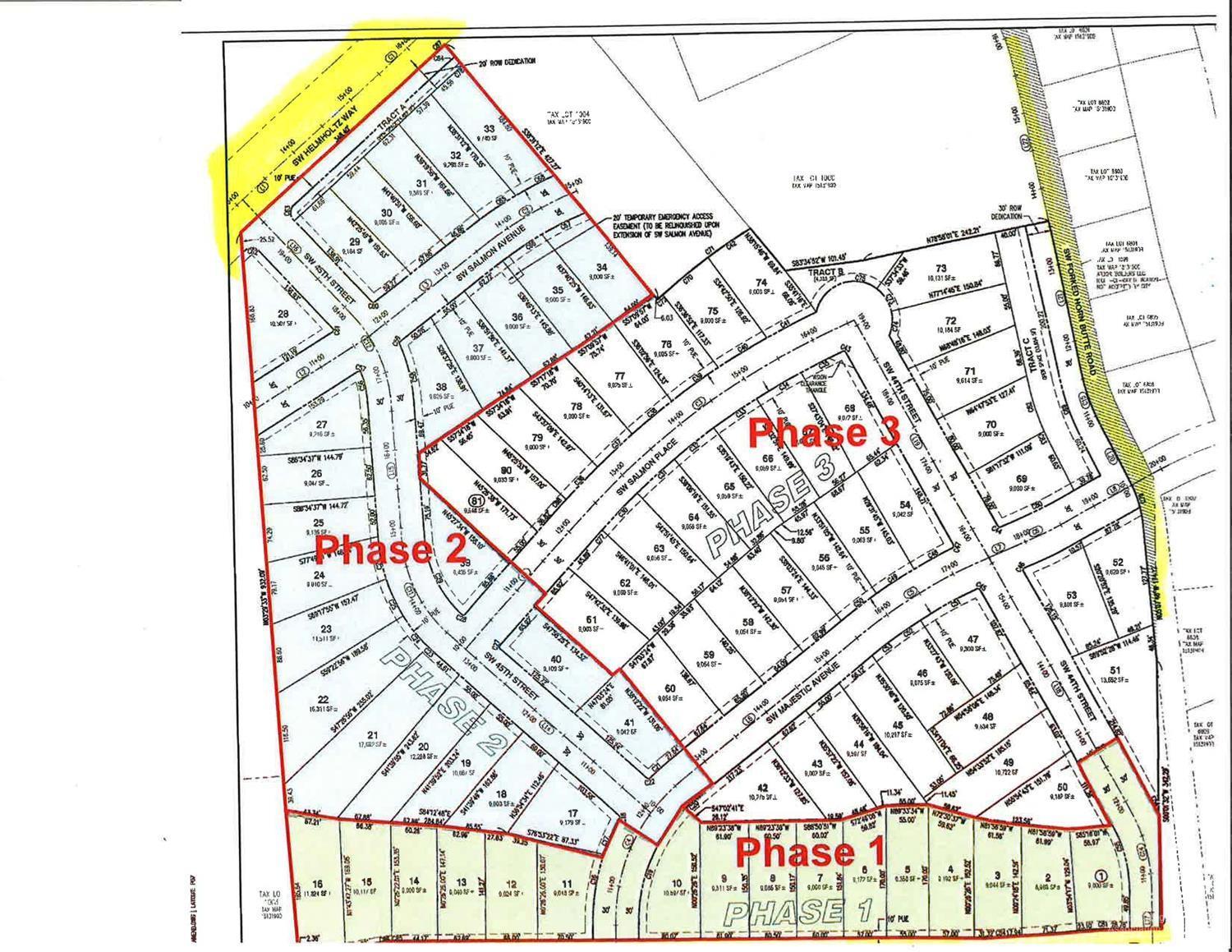 This is a fully approved tentative plat w/final engineering plans for lot grading, roads & utilities to be provided by Seller. Many lots will have excellent mtn views. Some onsite improvements already installed from previous develop activity. Construction of Phases 1 & 2 can commence this spring w/completion & final plat recording possible by late summer/fall 2017. Seller will assign all permits & entitlements for this property at closing. Property will be sold as-is with no warranties expressed or implied.