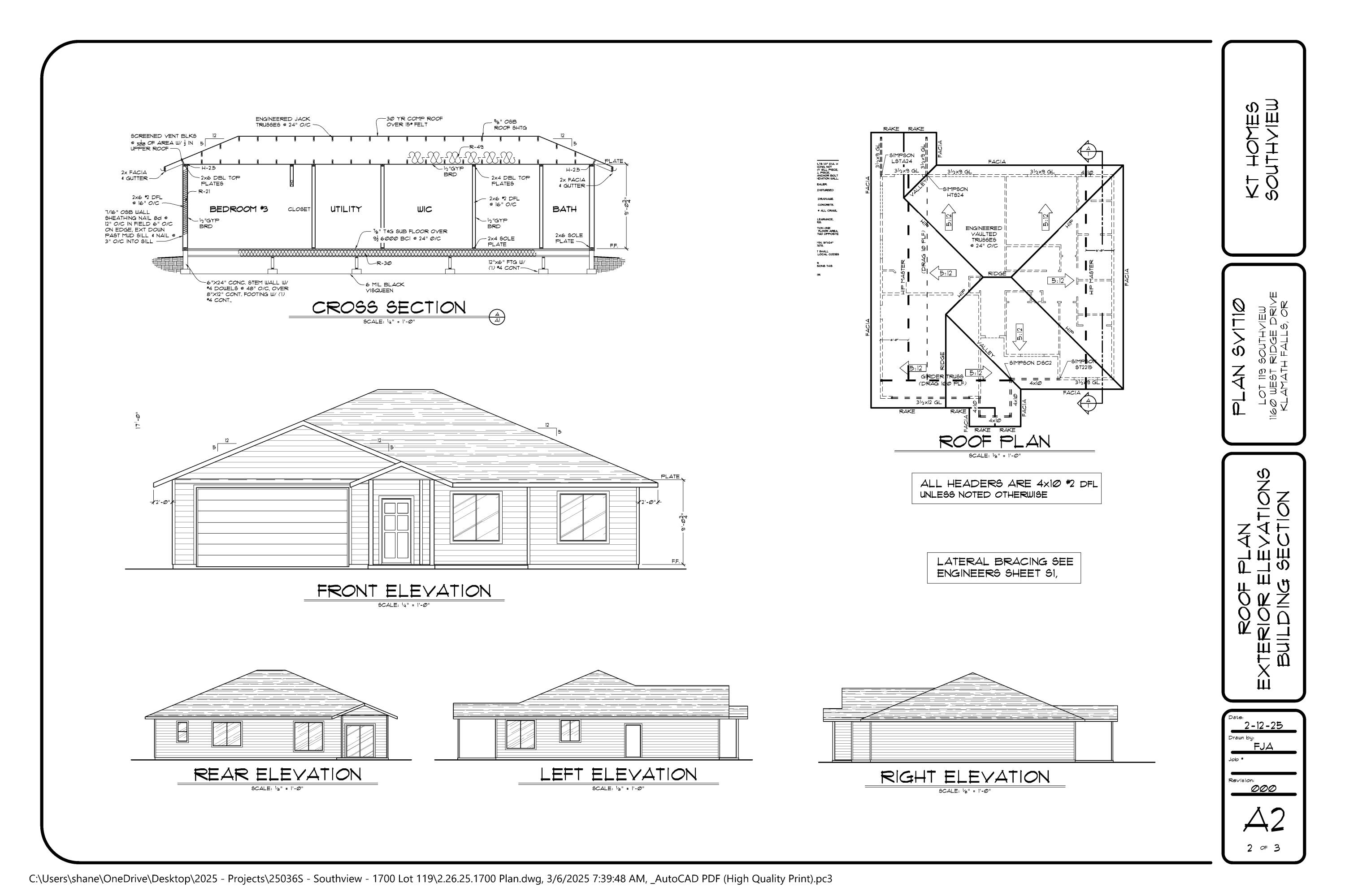 This stunning new single-level 3 bedroom, 2 bath, 1710 square foot home with soaring 9-foot ceilings invites you to entertain and relax, with abundant natural light flowing through large windows. Modern large kitchen with eating bar and big pantry includes quartz countertops, wood shaker cabinetry, soft close doors and stainless steel gas range. Open great-room layout with full-height tiled fireplace with mantle. Perfect for gathering and entertaining with slider that opens to vast, private back yard. Oversized primary bedroom suite has full bath with tiled shower, 2 sinks and huge walk-in closet. High-end quality finishes throughout with wrapped windows, custom trim and luxury vinyl plank floors, AC and high efficiency gas furnace. Gorgeous, peaceful back yard, and on corner lot! Located in a quiet, walkable neighborhood, just a short drive from Downtown, Kingsley Airbase, Sky Lakes Medical Center and OIT. Home is complete with beautiful modern finishes, perfect and ready to move in!